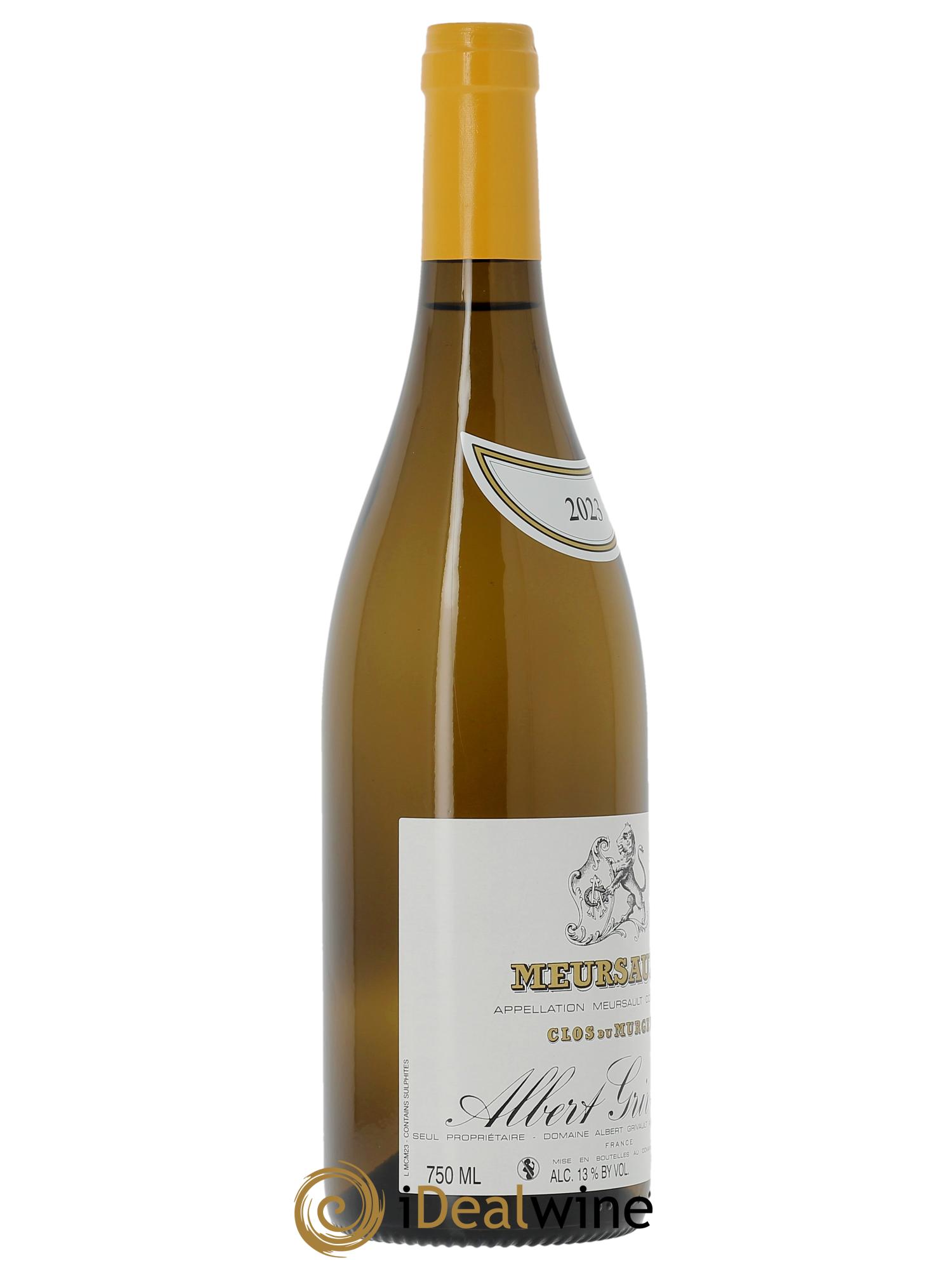 Meursault Clos du Murger Albert Grivault  2023 - Lotto di 1 bottiglia - 1