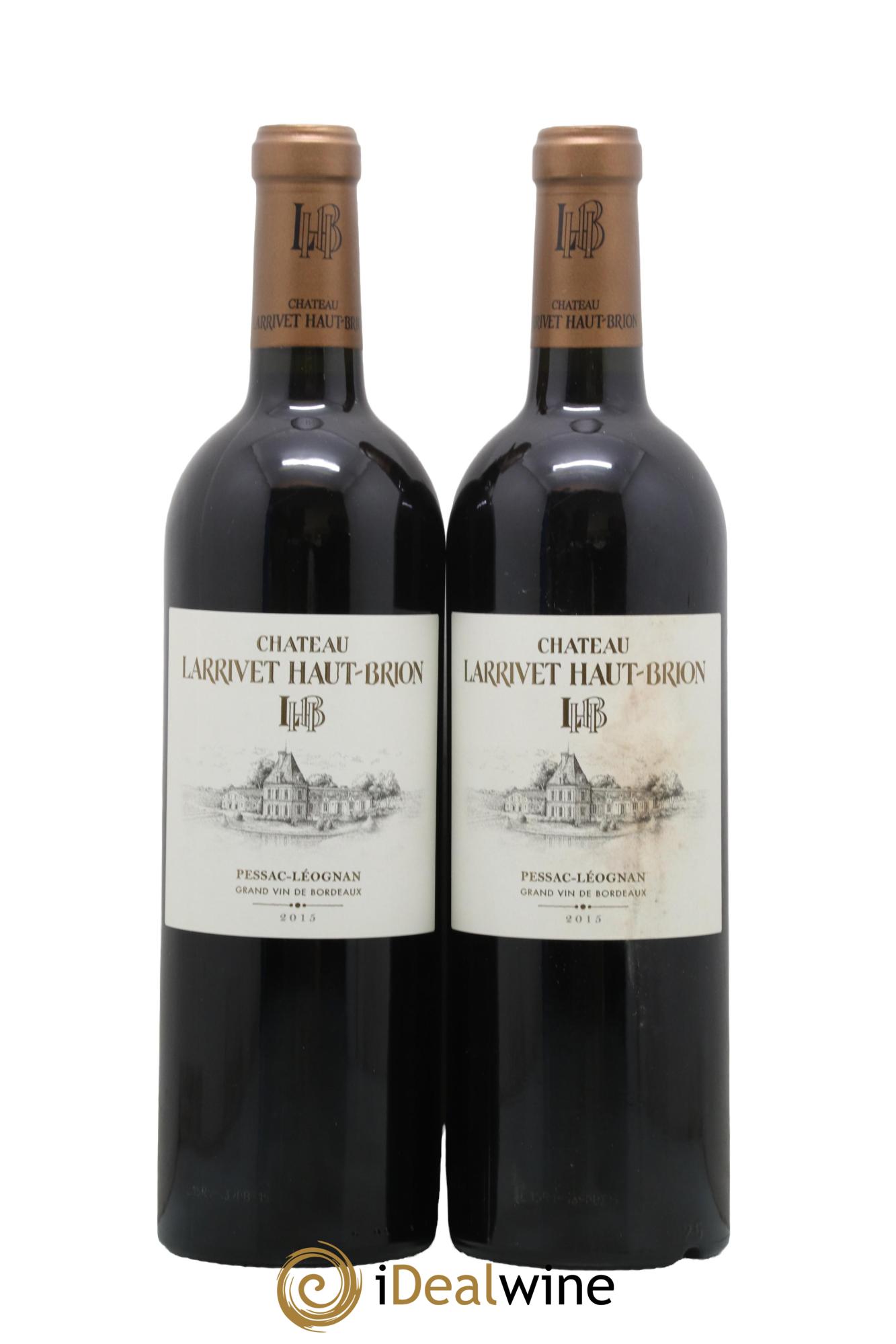 Château Larrivet Haut-Brion 2015 - Lot de 2 bouteilles - 0