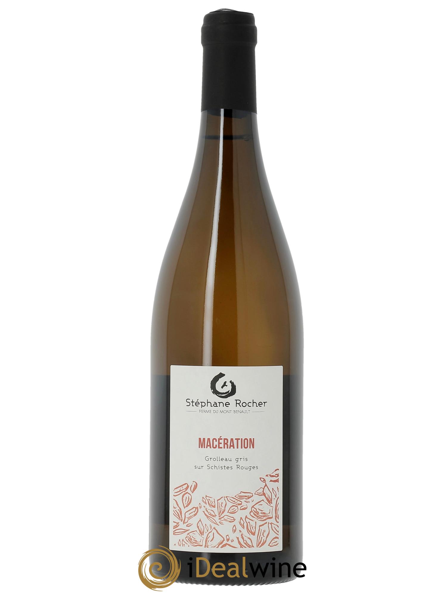 Vin de France Macération de Grolleau Gris La Ferme du Mont Benault - Stéphane Rocher  2023 - Lot de 1 bouteille - 0