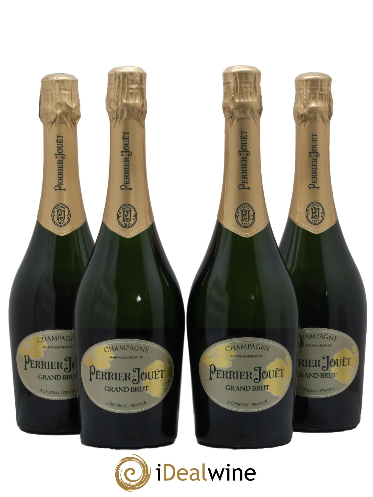 Grand Brut Perrier-Jouët - Lot de 4 bouteilles - 0