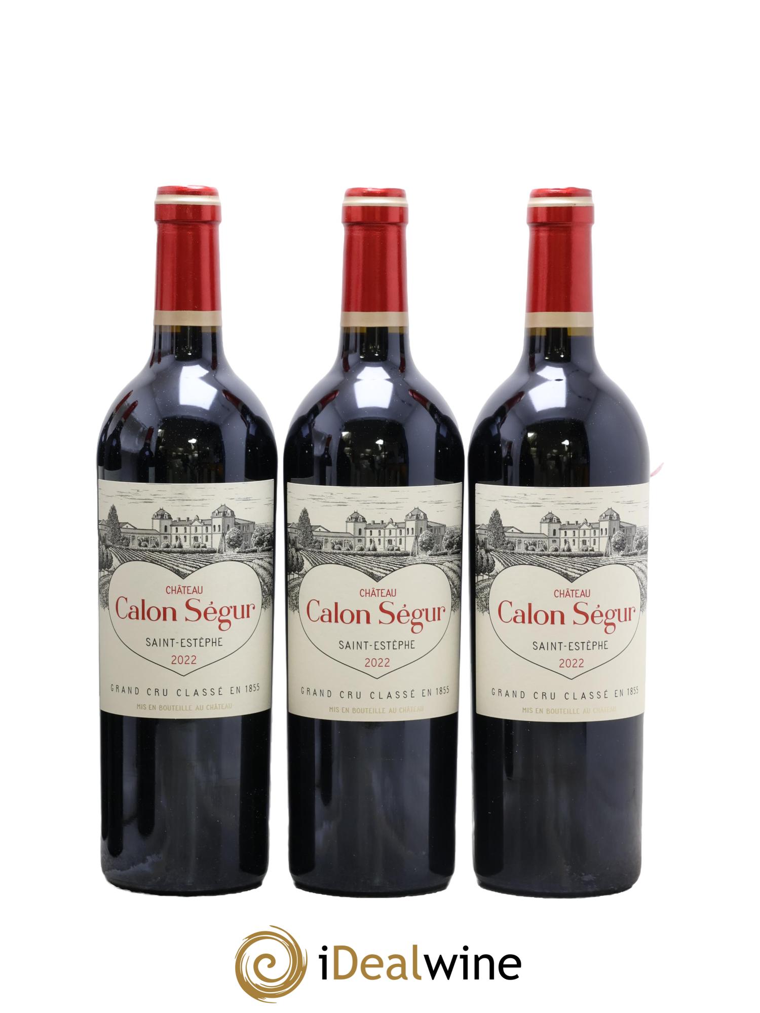 Château Calon Ségur 3ème Grand Cru Classé 2022 - Lot de 6 bouteilles - 1