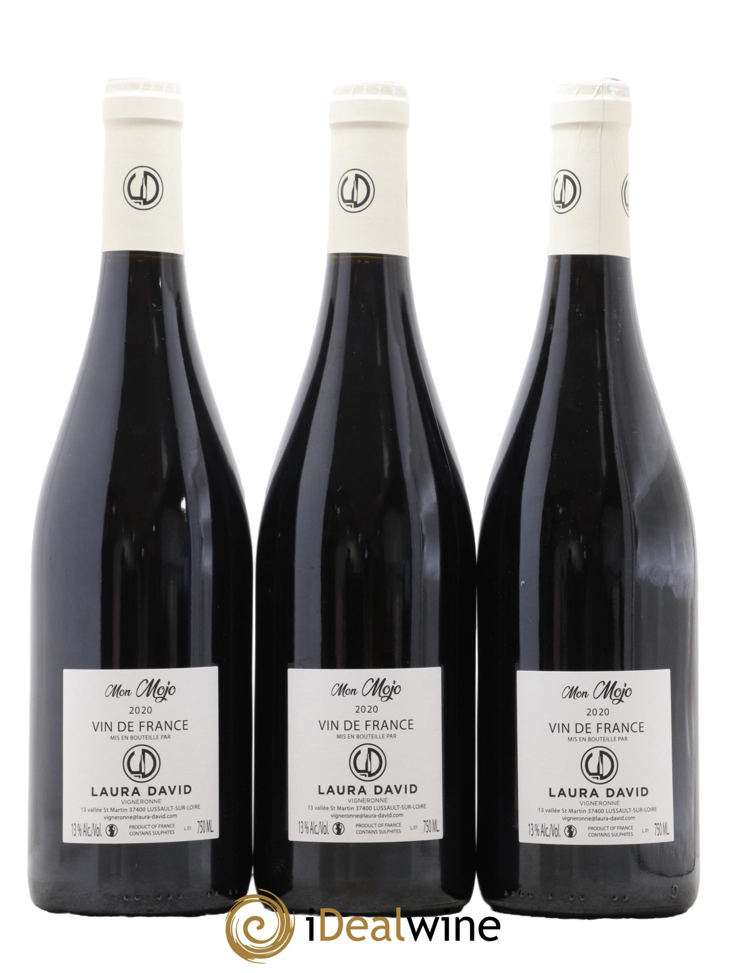 Vin de France Mon Mojo Domaine Laura David 2020 - Lot de 3 bouteilles - 1