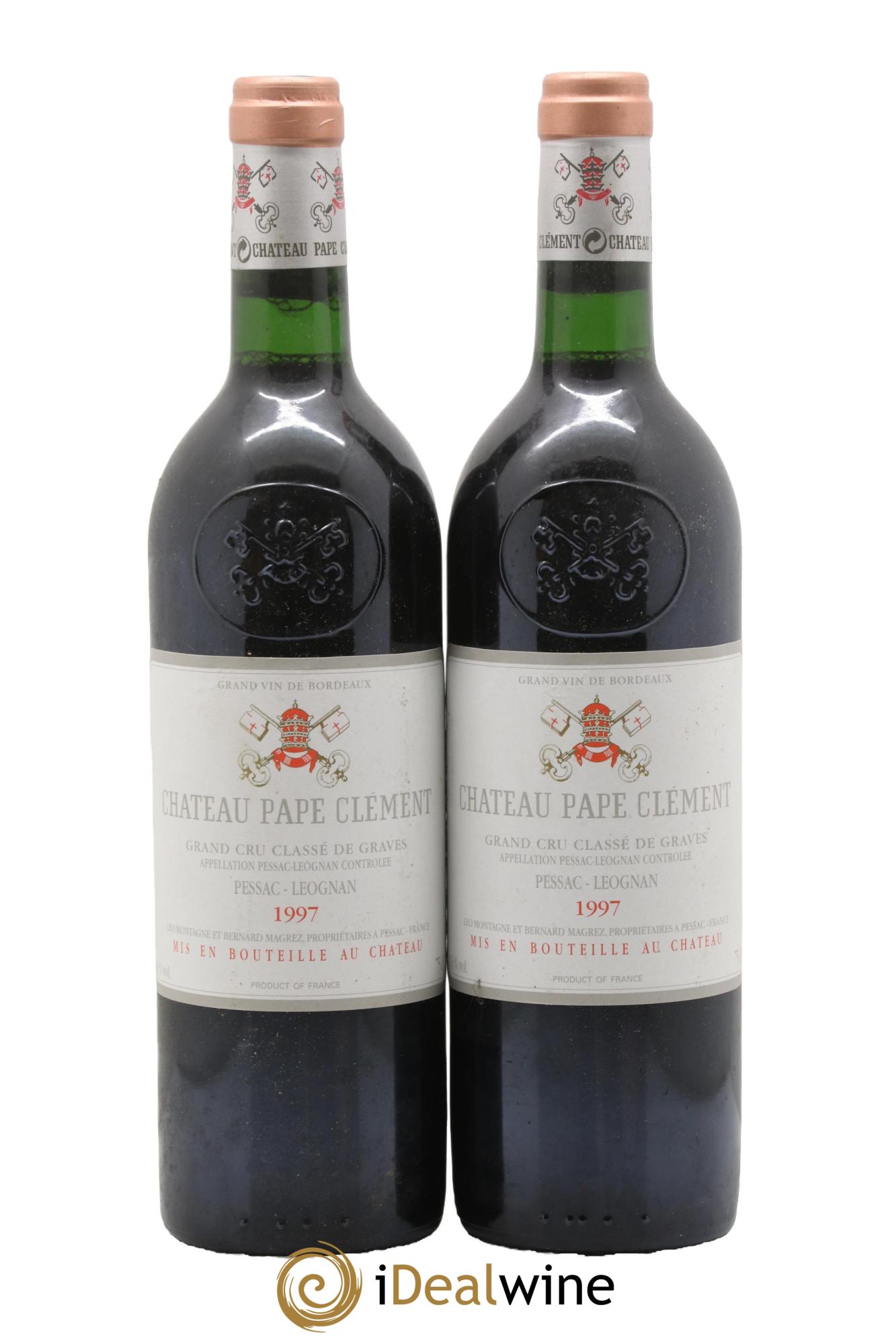 Château Pape Clément Cru Classé de Graves 1997 - Lot de 2 bouteilles - 0