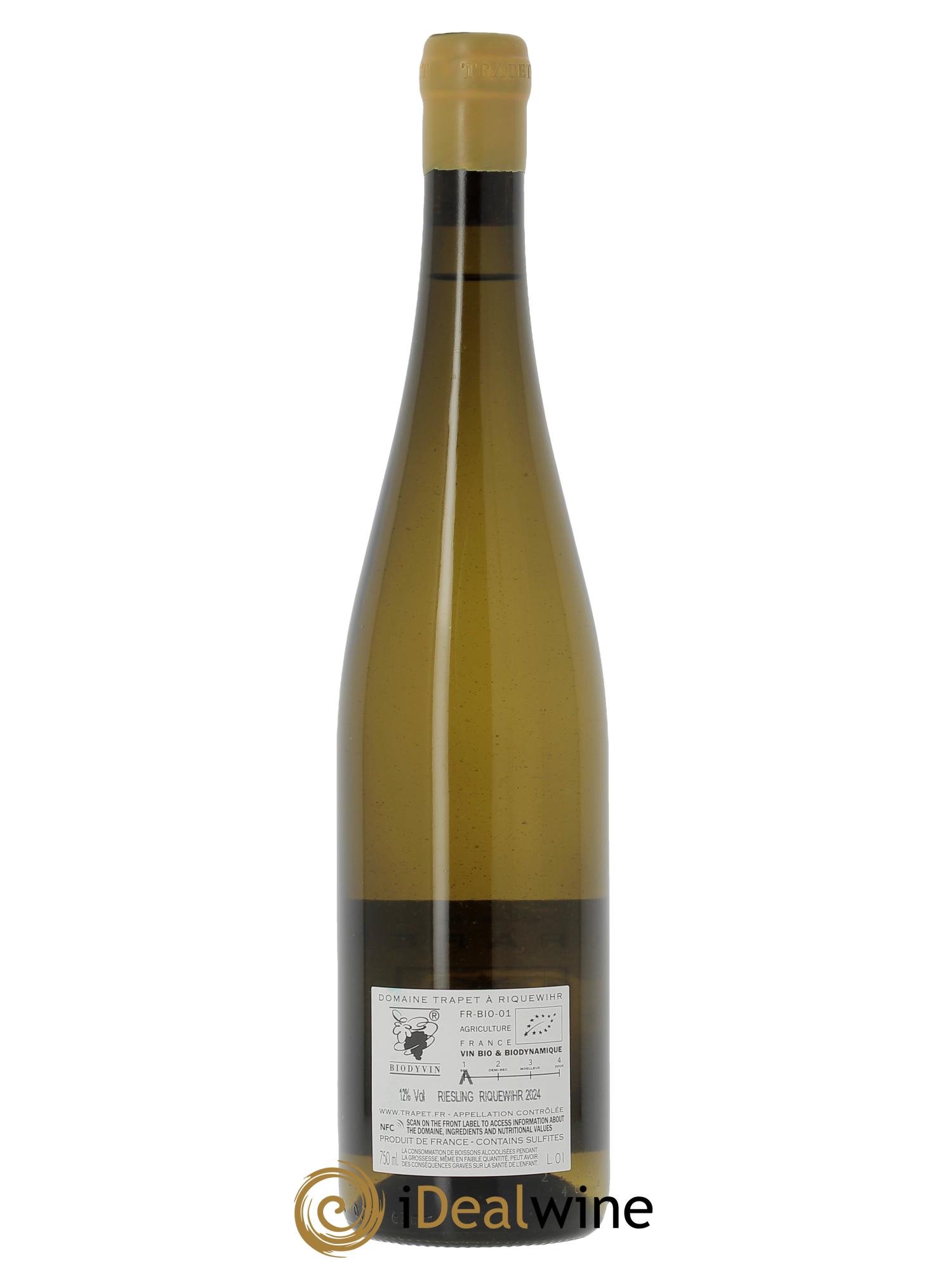 Alsace Riesling Riquewihr Domaine Trapet  2024 - Lot de 1 bouteille - 1