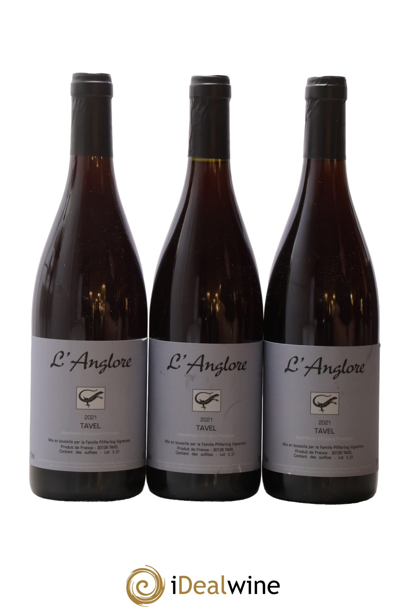 Tavel L'Anglore 2021 - Lot de 3 bouteilles - 0