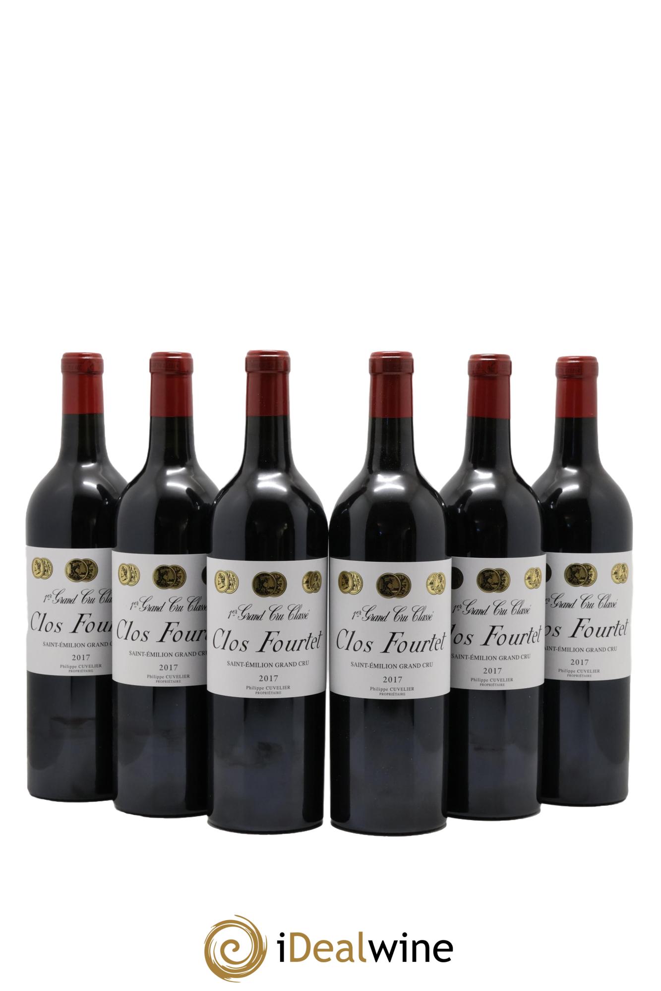 Clos Fourtet 1er Grand Cru Classé B 2017 - Lot of 6 bottles - 0