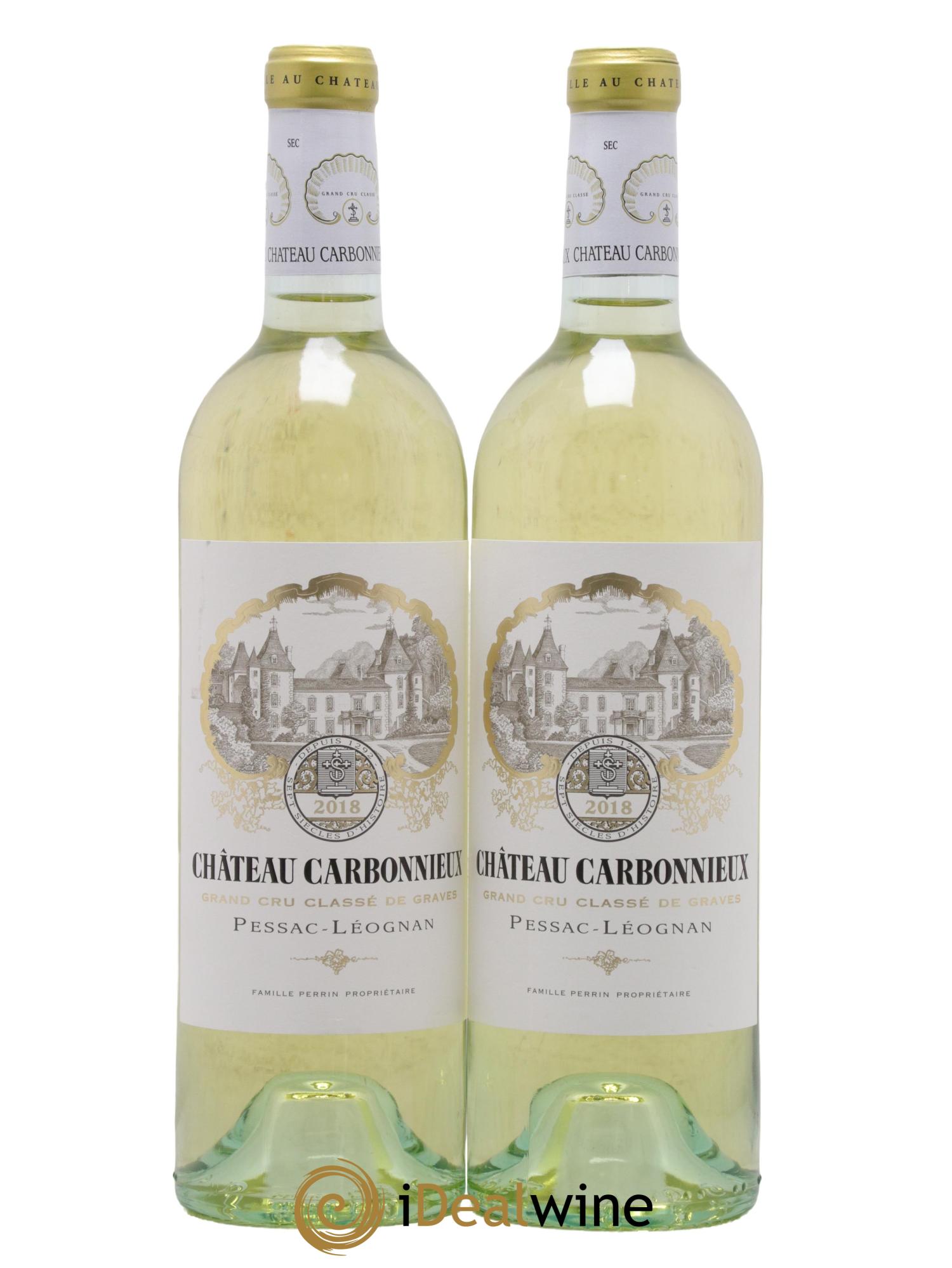 Château Carbonnieux Cru Classé de Graves 2018 - Lot de 2 bouteilles - 0
