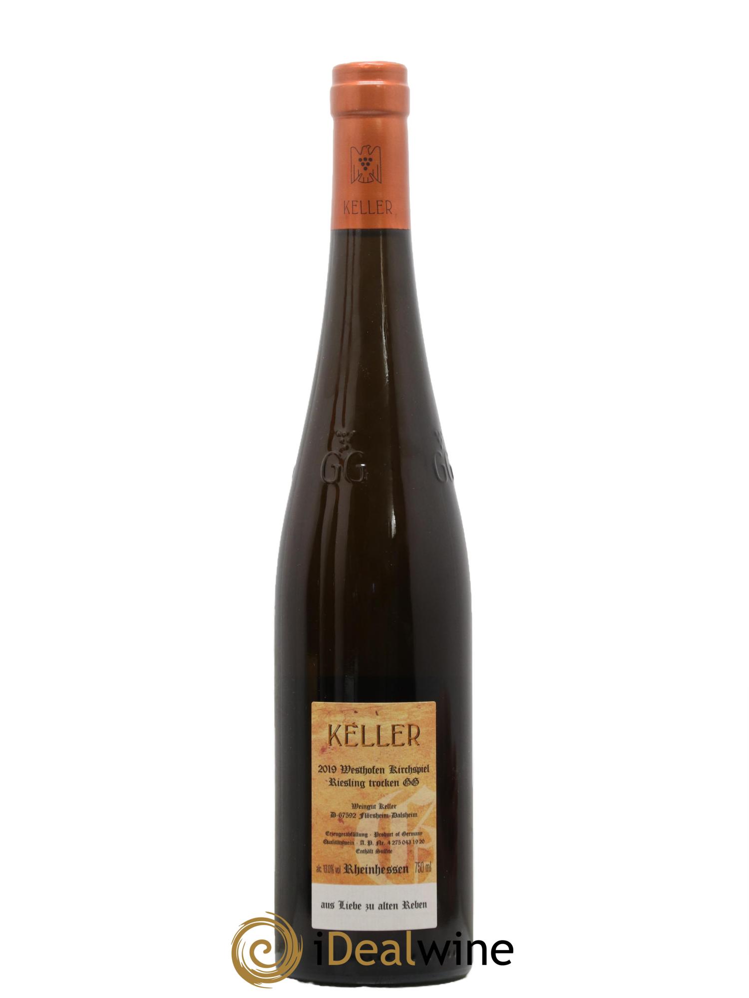 Riesling Trocken Westhofen Kirchspiel Keller 2019 - Posten von 1 Flasche - 1