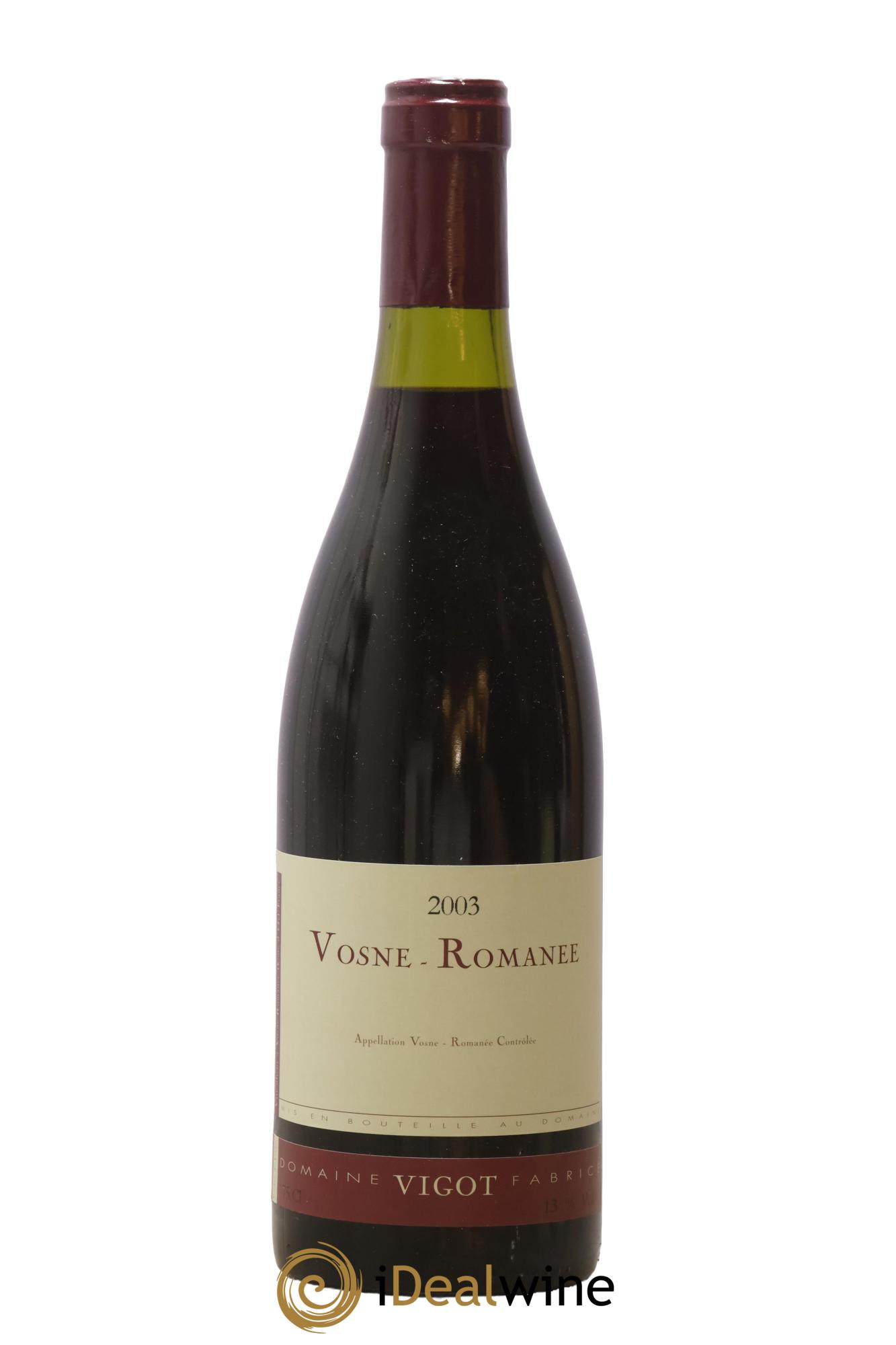 Vosne-Romanée Nathalie Vigot 2003 - Lot of 1 bottle - 0