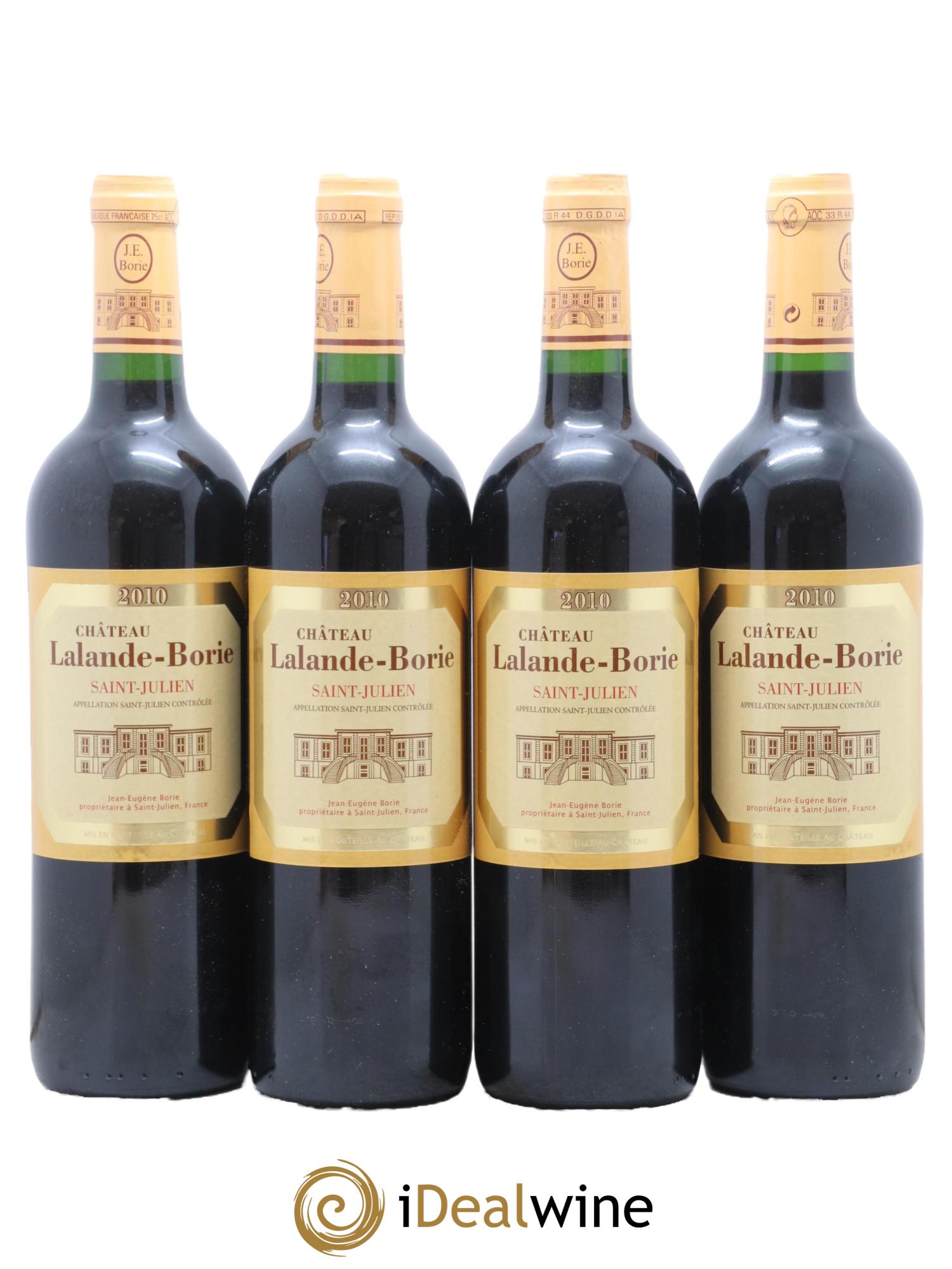 Château Lalande Borie 2010 - Lot de 4 bouteilles - 0
