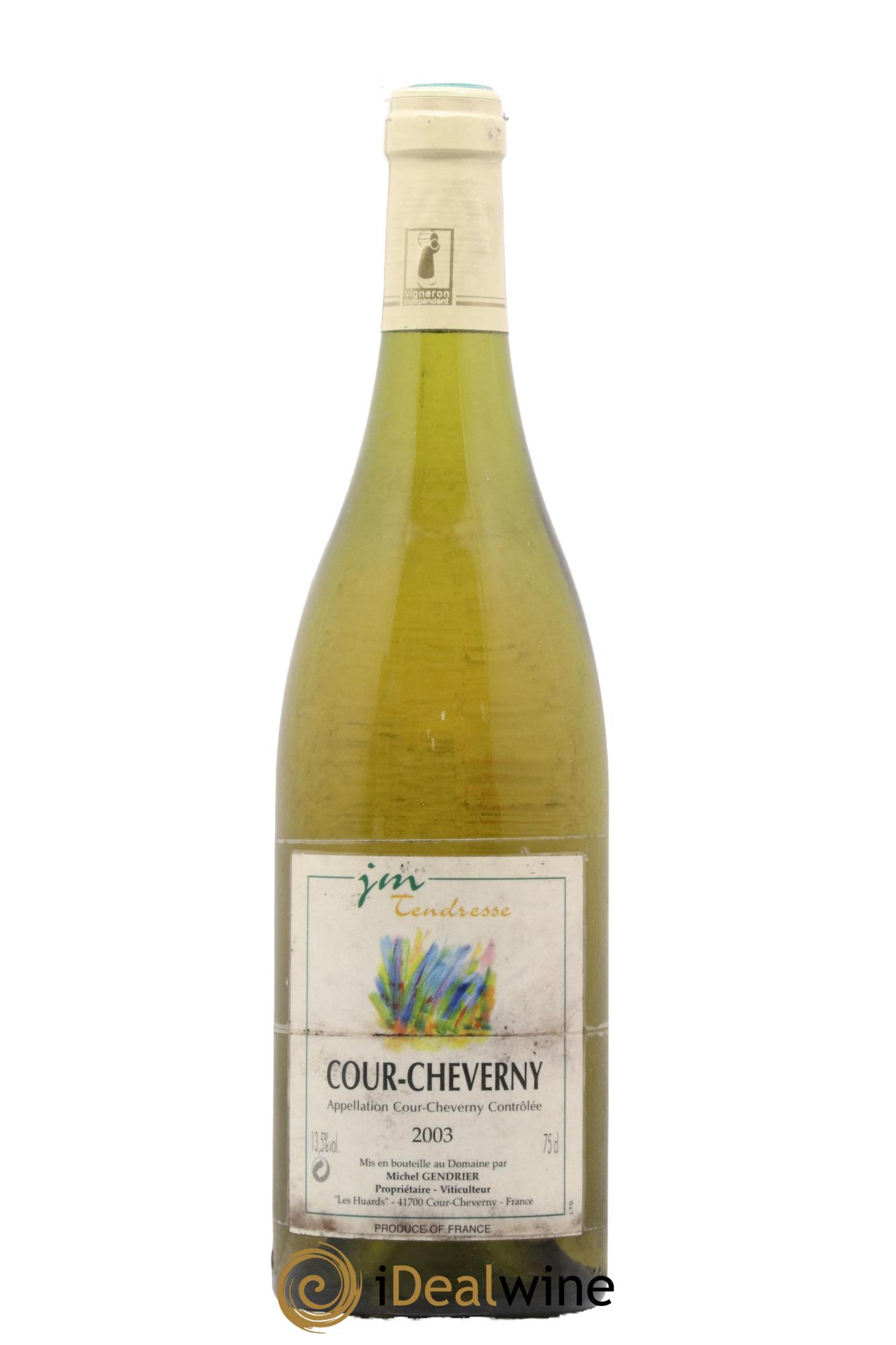 Cour-Cheverny Tendresse Michel Gendrier 2003 - Lot de 1 bouteille - 0