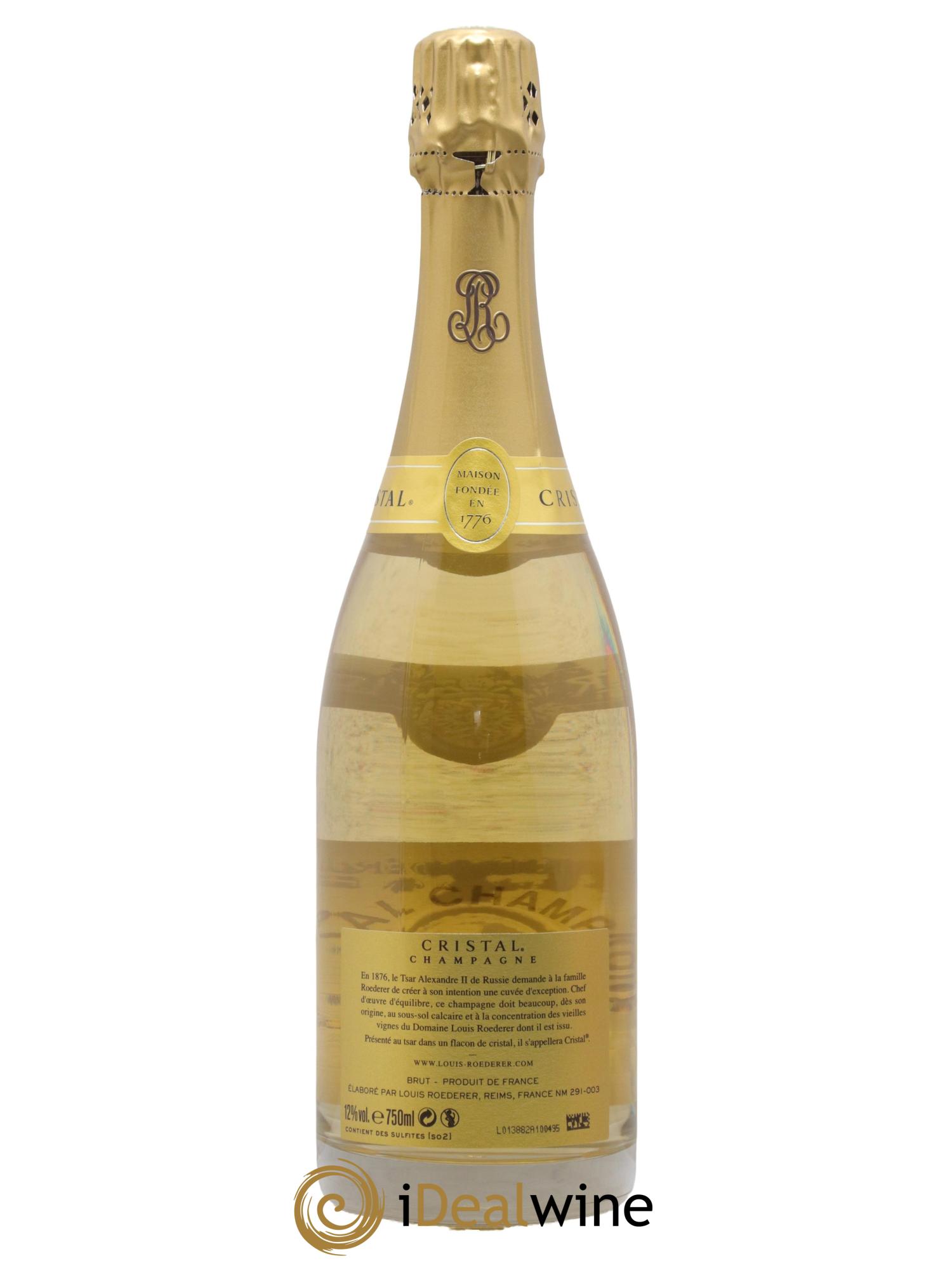 Cristal Louis Roederer 2012 - Lot of 1 bottle - 2