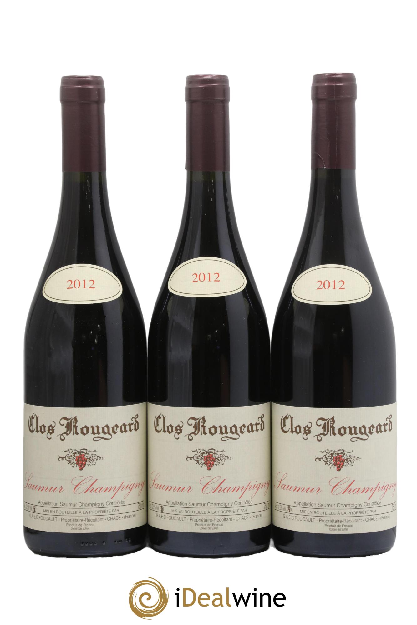 Saumur-Champigny Clos Rougeard 2012 - Lot of 3 bottles - 0