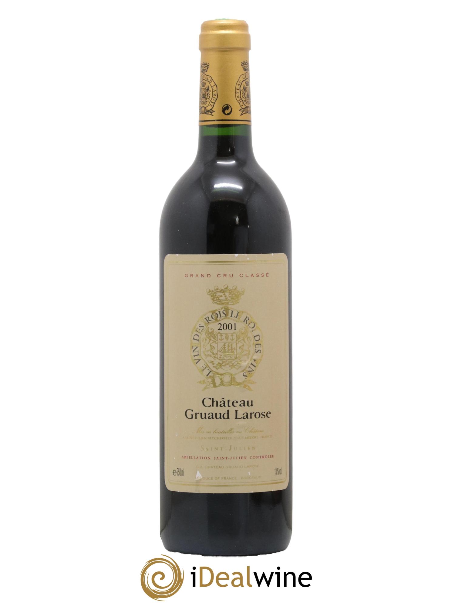 Château Gruaud Larose 2ème Grand Cru Classé 2001 - Lot de 1 bouteille - 0