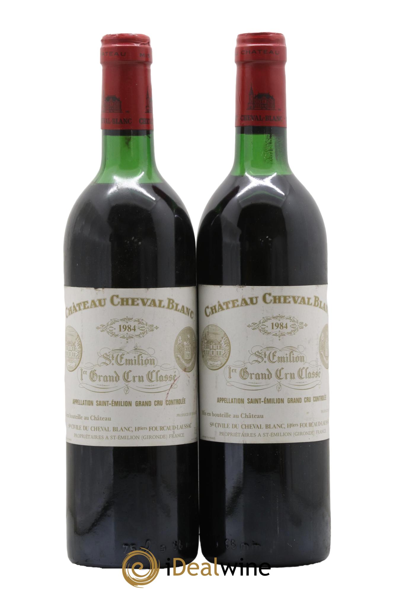 Château Cheval Blanc 1er Grand Cru Classé A 1984 - Lotto di 2 bottiglie - 0