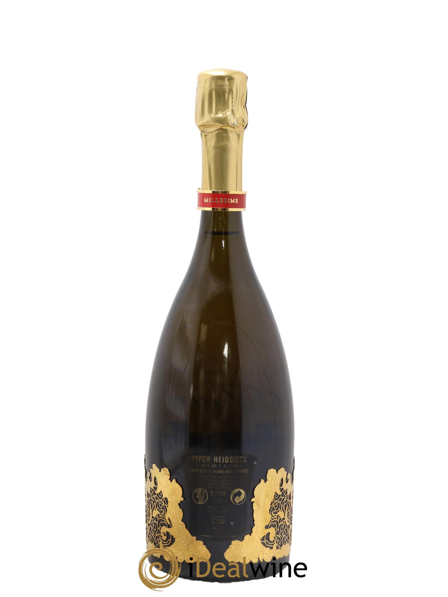 Rare Piper Heidsieck 2002 - Lot de 1 bouteille - 1