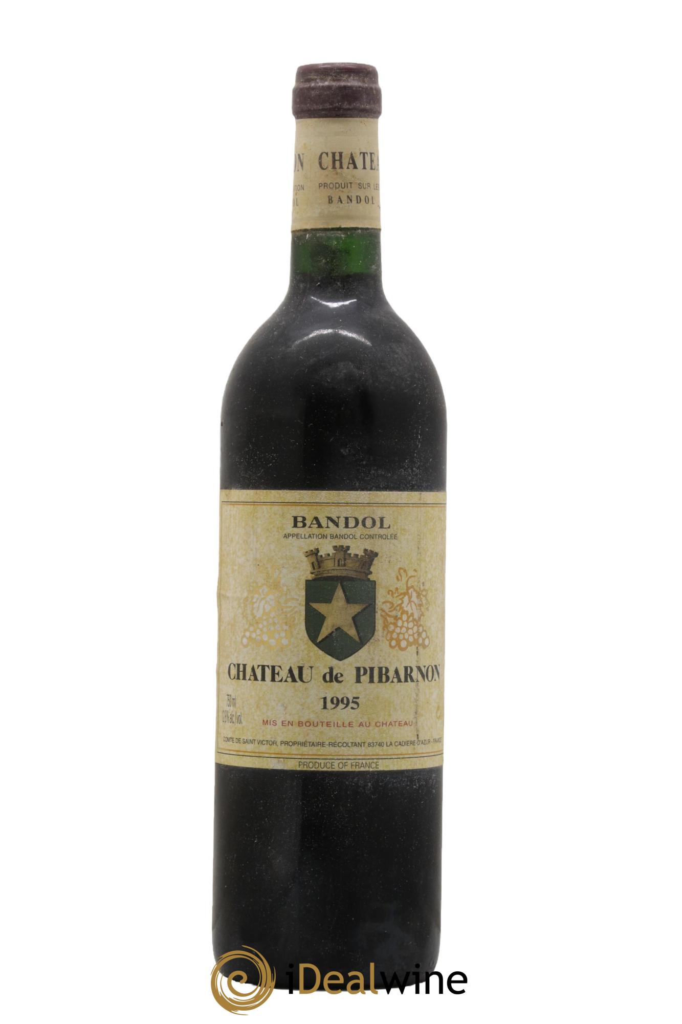 Bandol Château de Pibarnon Comte de Saint-Victor 1995 - Lot de 1 bouteille - 0