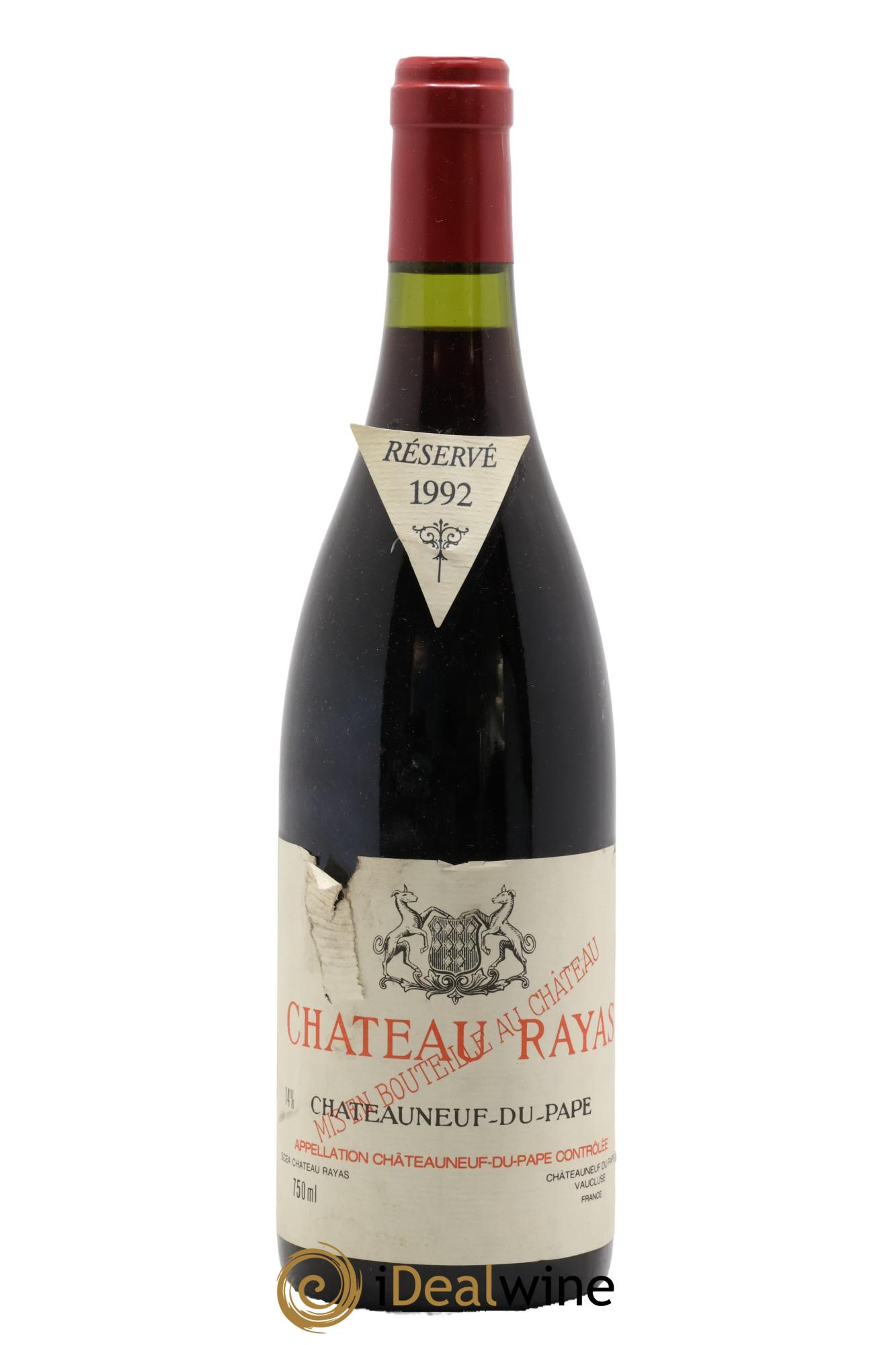 Châteauneuf-du-Pape Château Rayas Emmanuel Reynaud 1992 - Lot de 1 bouteille - 0