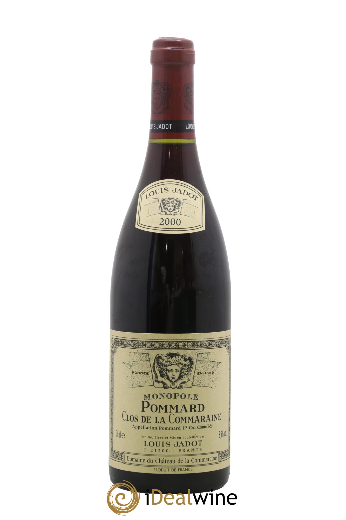Pommard 1er Cru Clos De La Commaraine Louis Jadot 2000 - Lot of 1 bottle - 0
