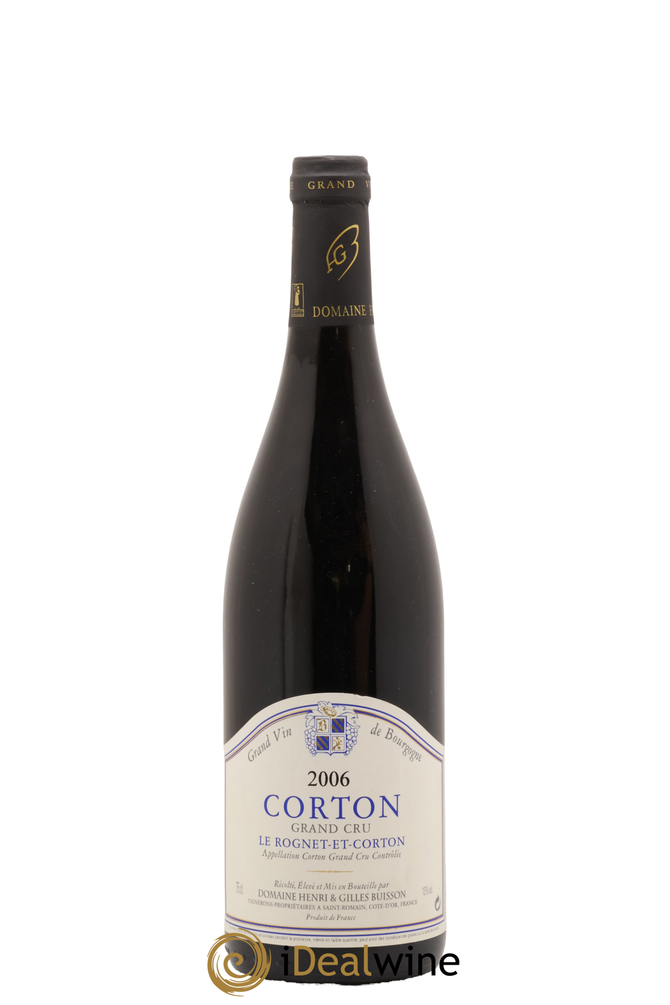 Corton Grand Cru Le Rognet-et-Corton Henri et Gilles Buisson (Domaine) 2006 - Lot de 1 bouteille - 0