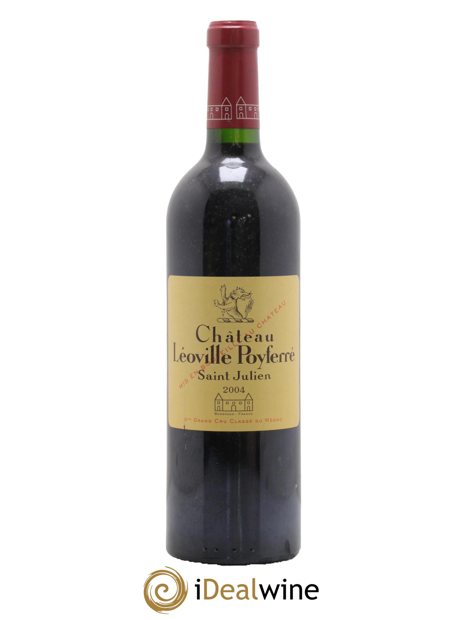 Château Léoville Poyferré 2ème Grand Cru Classé 2004 - Lot de 1 bouteille - 0