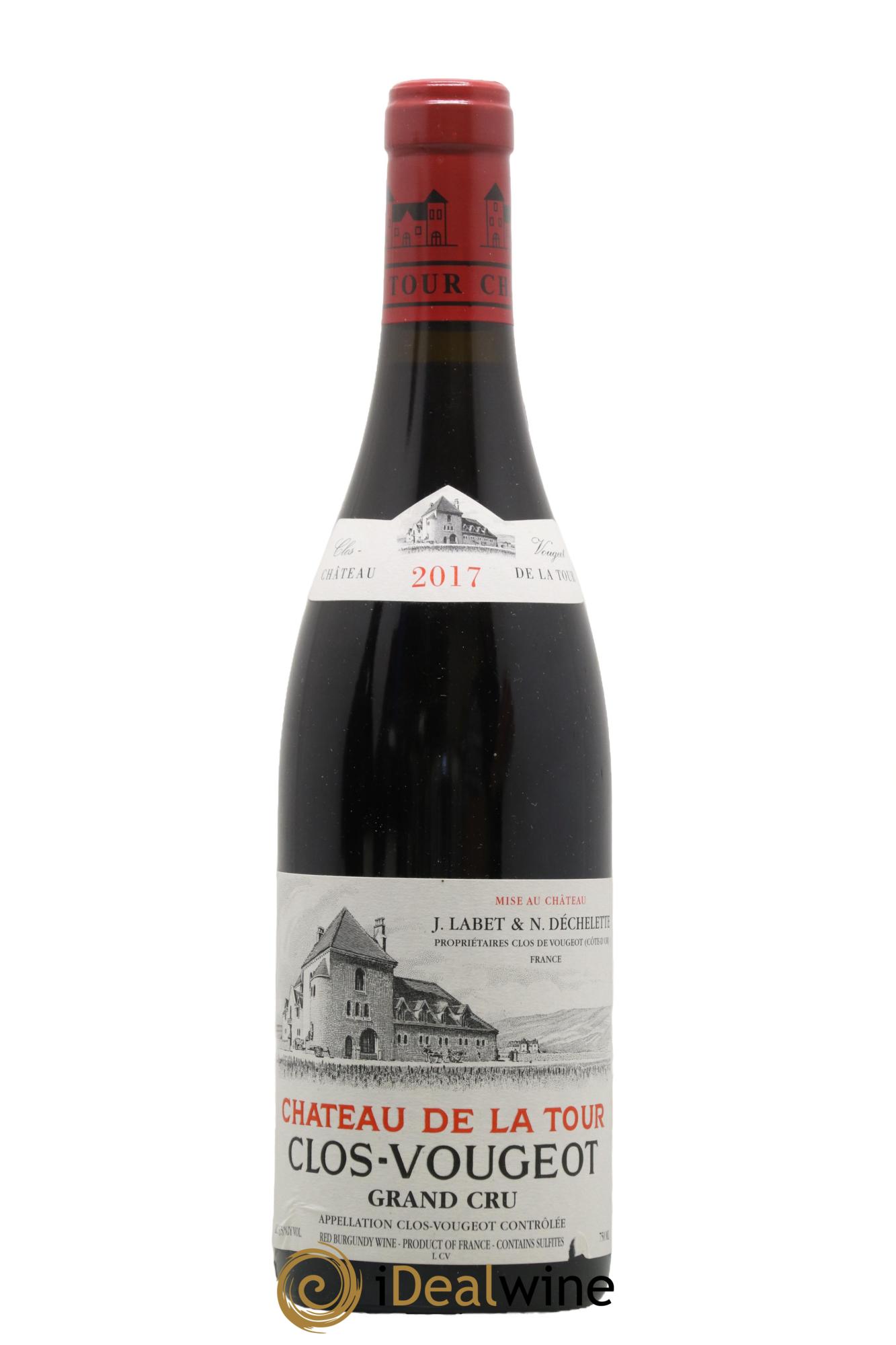 Clos de Vougeot Grand Cru Château de La Tour 2017 - Lot de 1 bouteille - 0