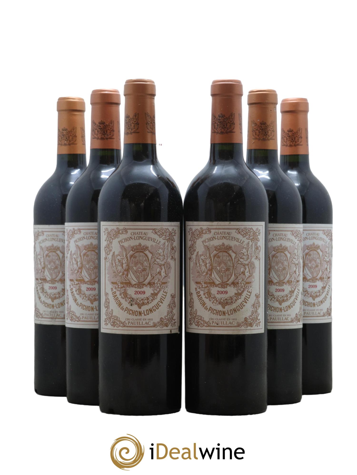 Pichon Longueville Baron 2ème Grand Cru Classé 2009 - Lot de 6 bouteilles - 0