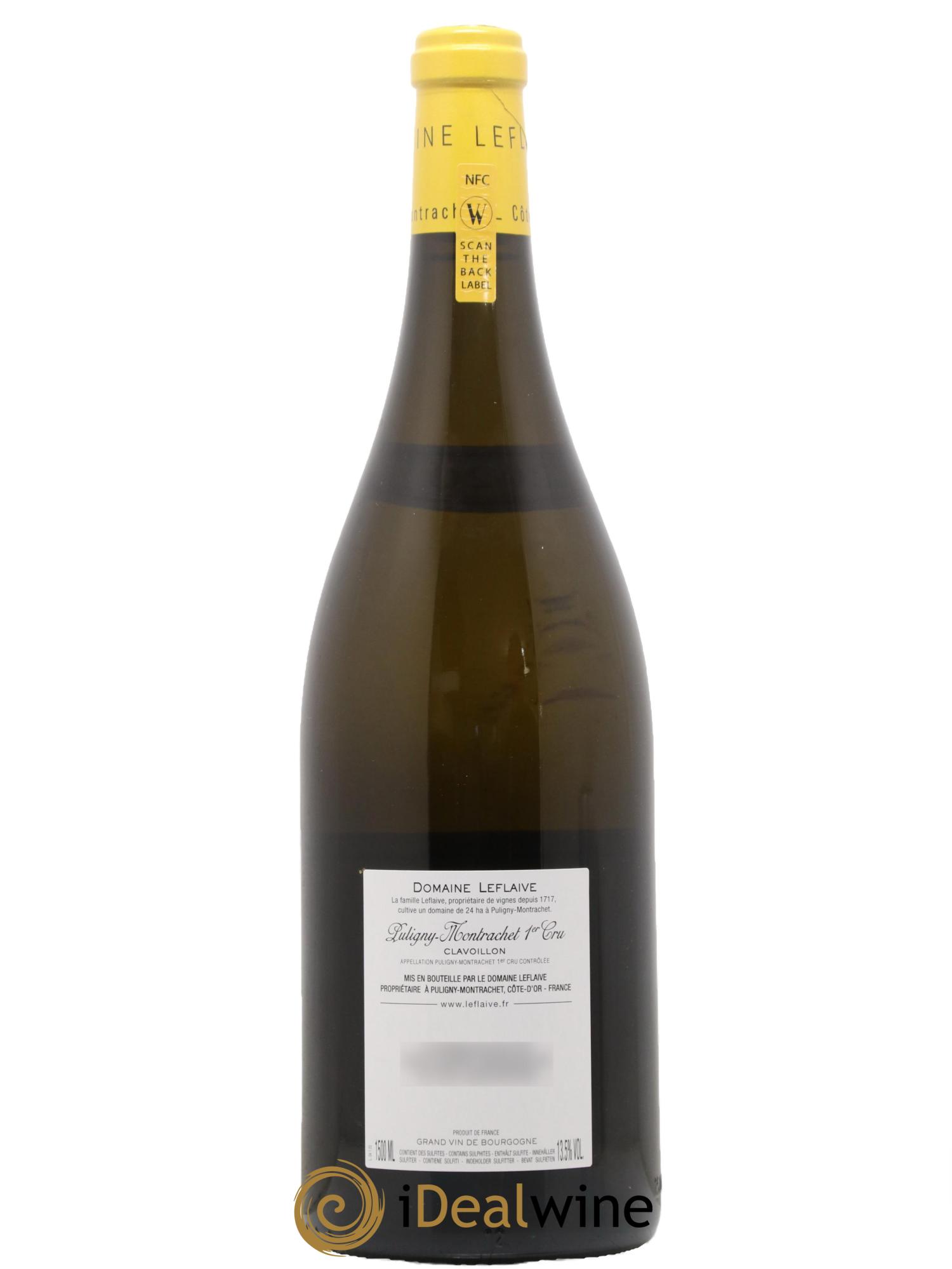 Puligny-Montrachet 1er Cru Clavoillon Leflaive (Domaine) 2020 - Lot de 1 magnum - 1
