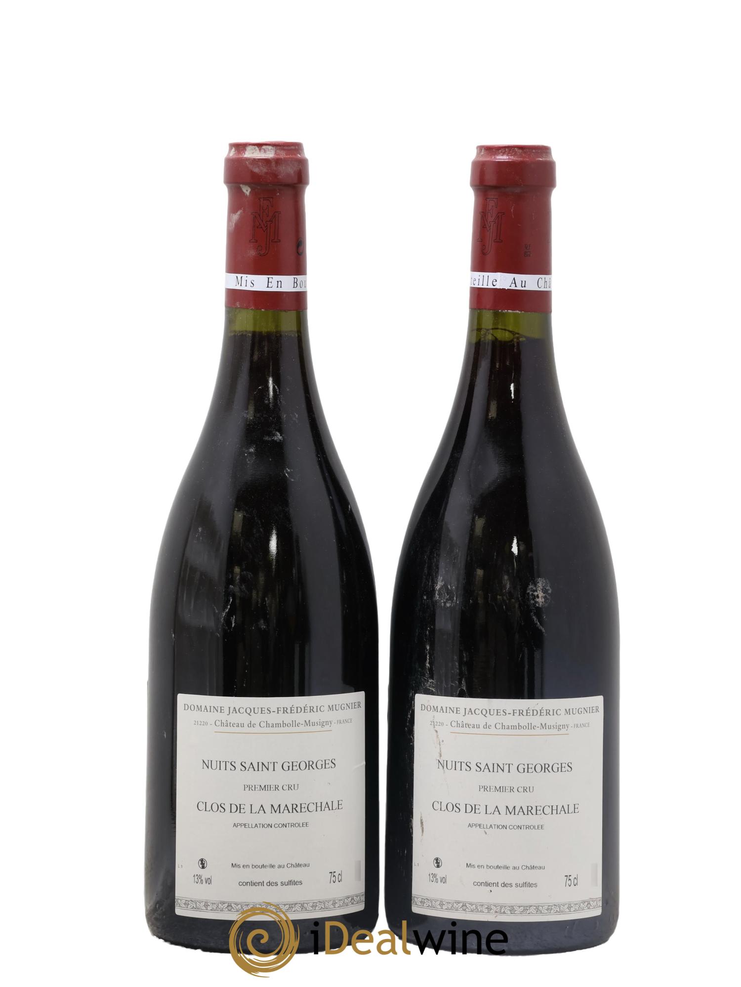 Nuits-Saint-Georges 1er Cru Clos de La Maréchale Jacques-Frédéric Mugnier 2010 - Lot de 2 bouteilles - 1