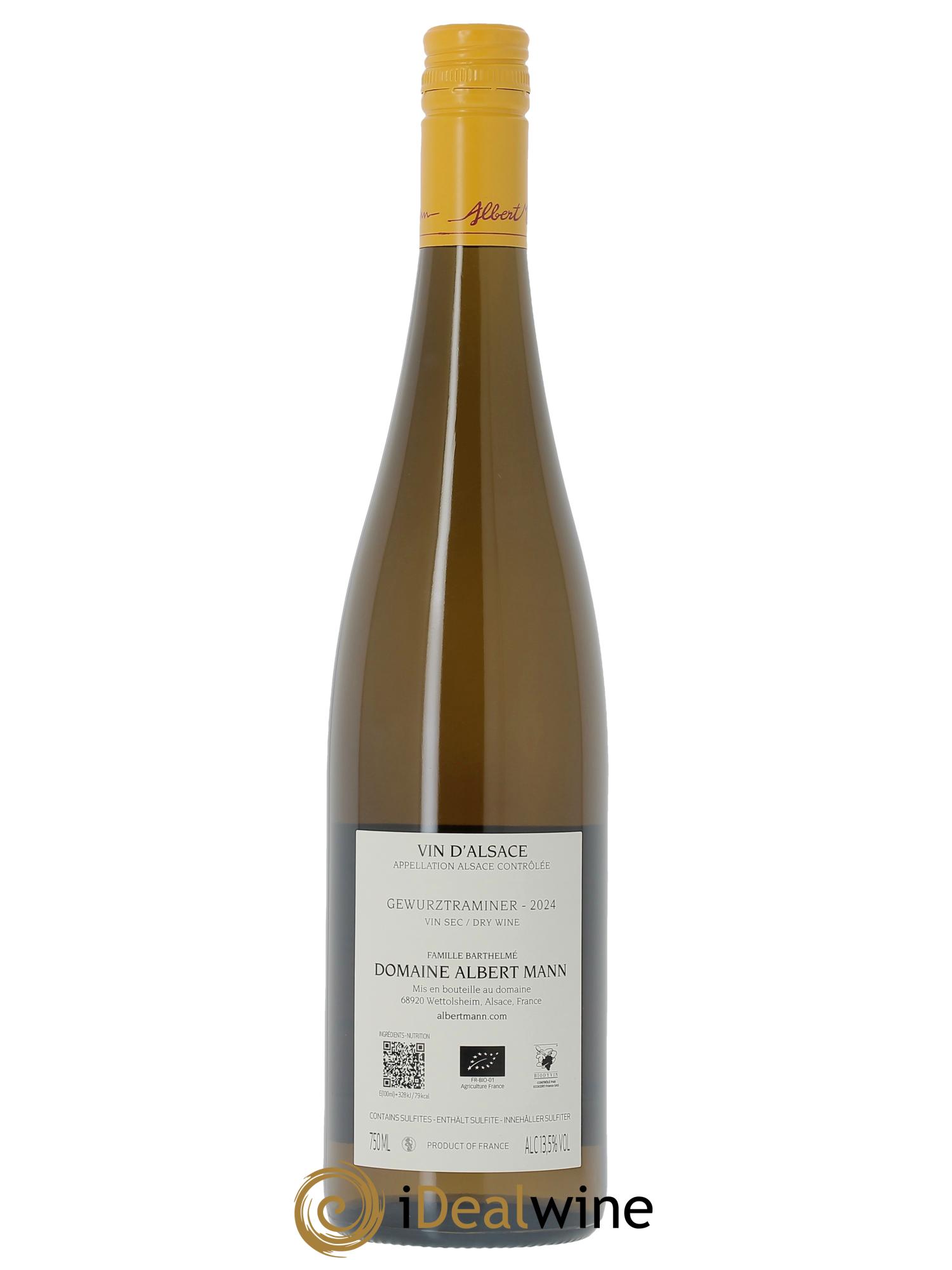 Alsace Gewurztraminer Sec Albert Mann  2024 - Lotto di 1 bottiglia - 1
