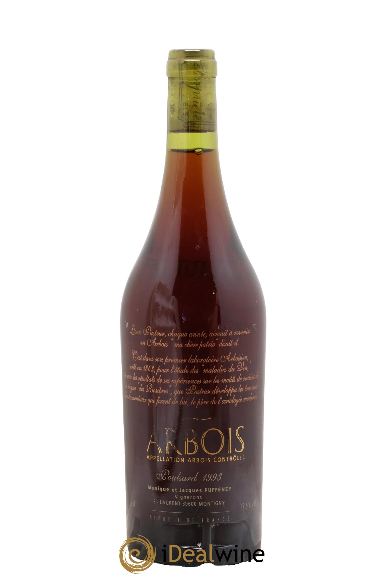 Arbois Poulsard Jacques Puffeney 1993 - Posten von 1 Flasche - 1