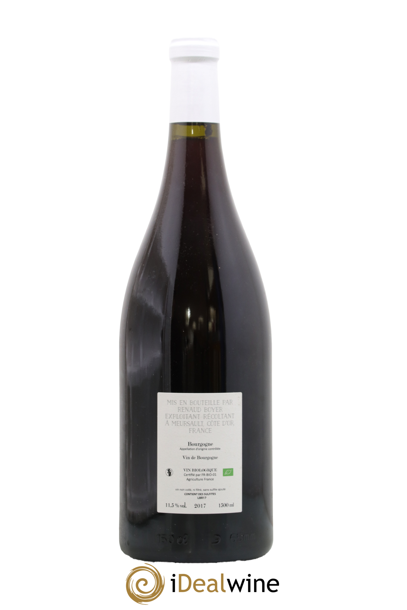 Bourgogne Les Riaux Renaud Boyer 2017 - Lot de 1 magnum - 1