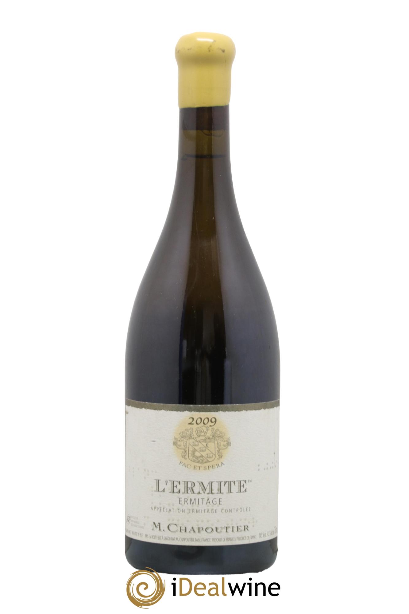 Hermitage Ermitage l'Ermite Chapoutier 2009 - Lot de 1 bouteille - 0