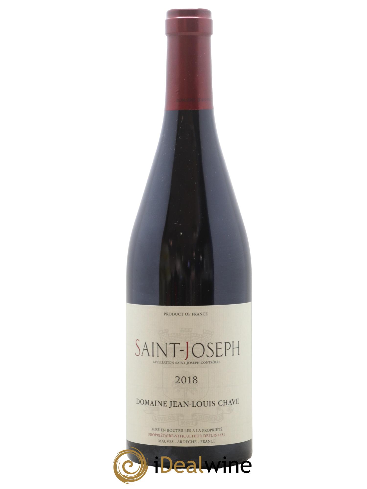 Saint-Joseph Jean-Louis Chave 2018 - Lot de 1 bouteille - 0