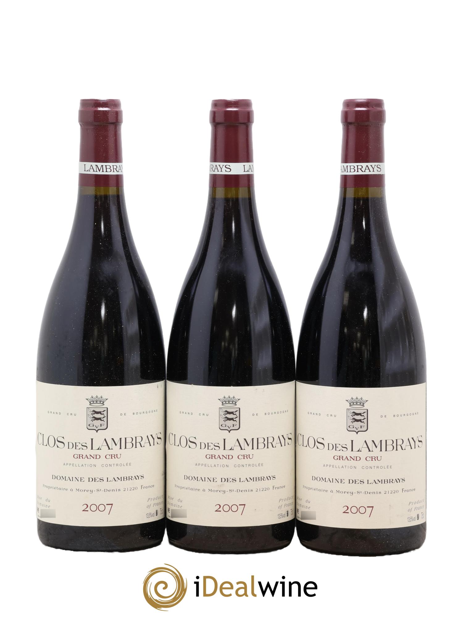 Clos des Lambrays Grand Cru Domaine des Lambrays 2007 - Lot de 6 bouteilles - 2
