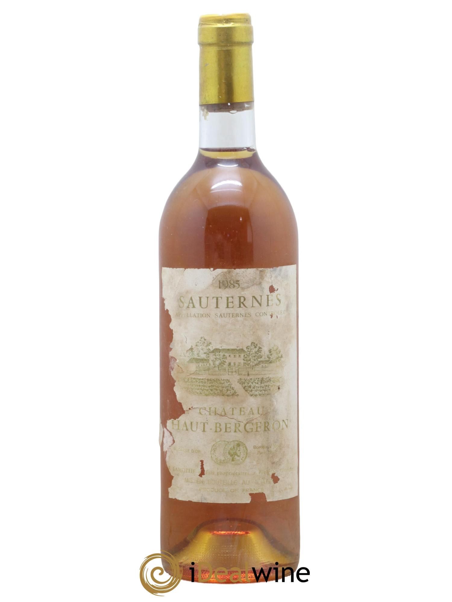 Château Haut-Bergeron 1985 - Lotto di 1 bottiglia - 0