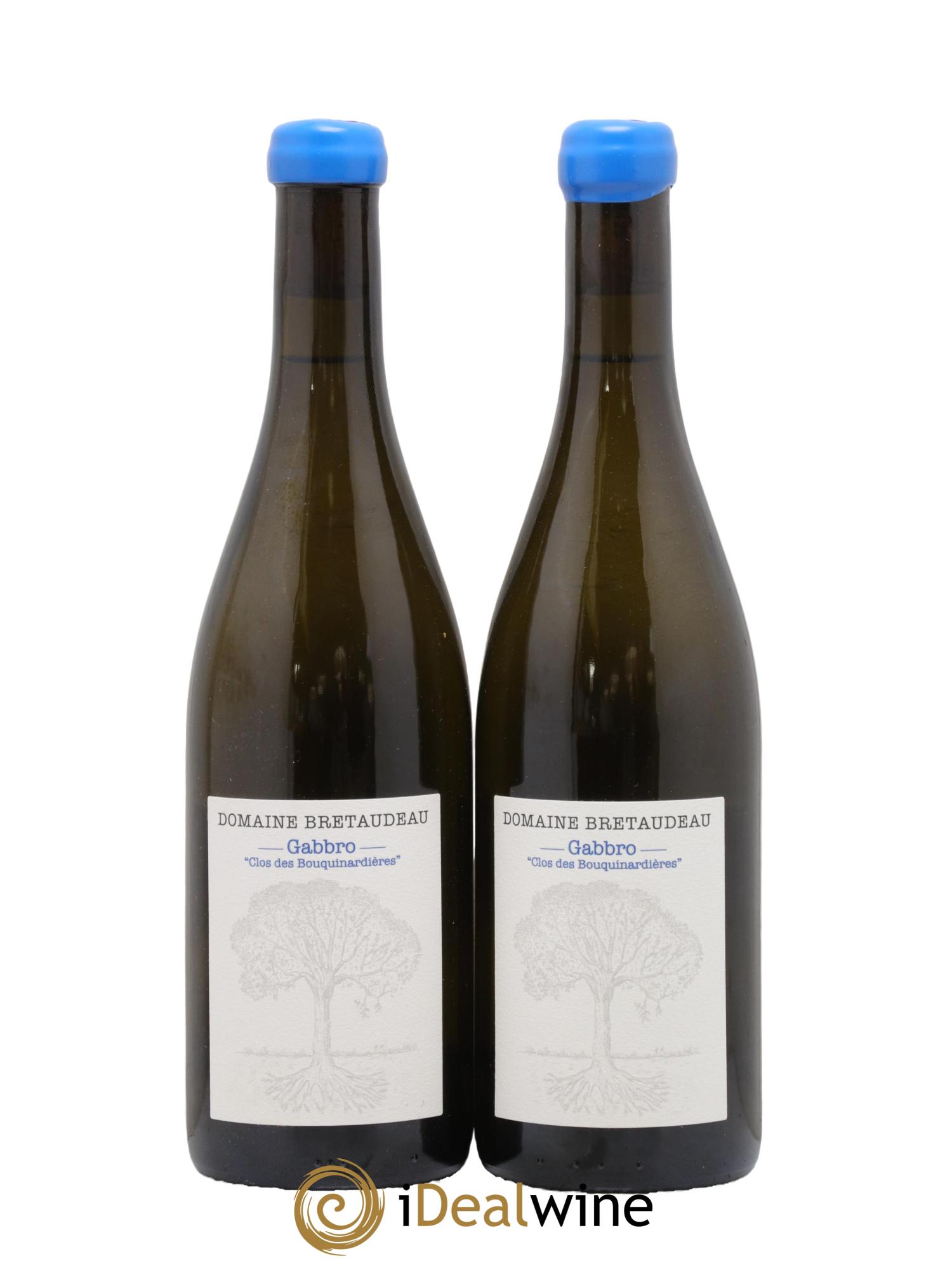 Muscadet-Sèvre-et-Maine Gabbro Clos des Bouquinardières Jérôme Bretaudeau - Domaine de Bellevue 2023 - Lot de 2 bouteilles - 0