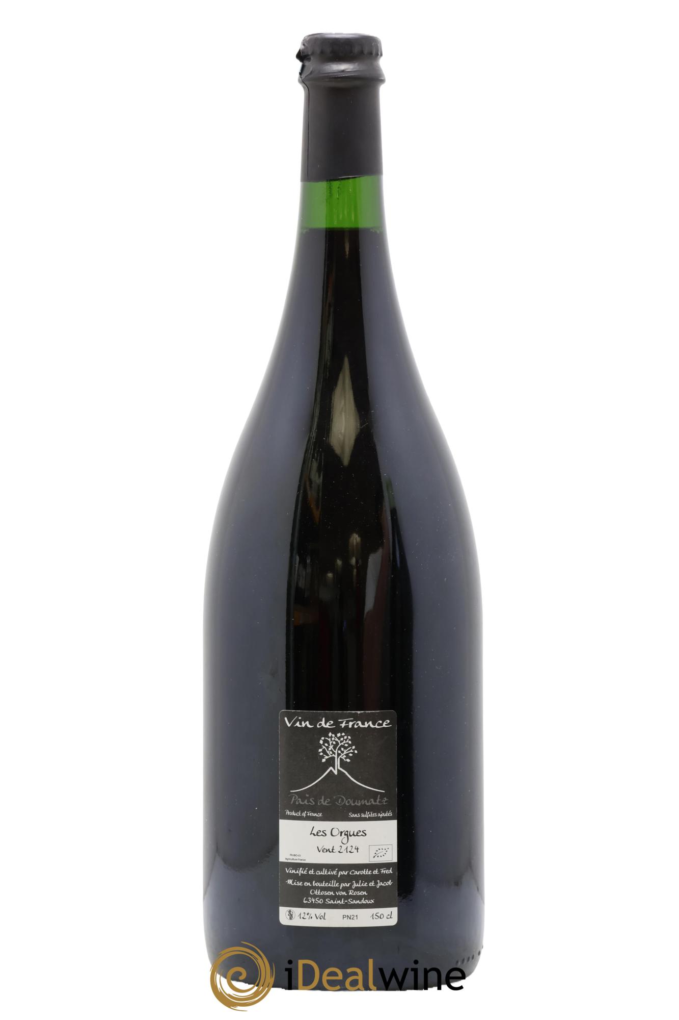 Vin de France Les Orgues Vignoble de l'Arbre Blanc 2021 - Lotto di 1 magnum - 1