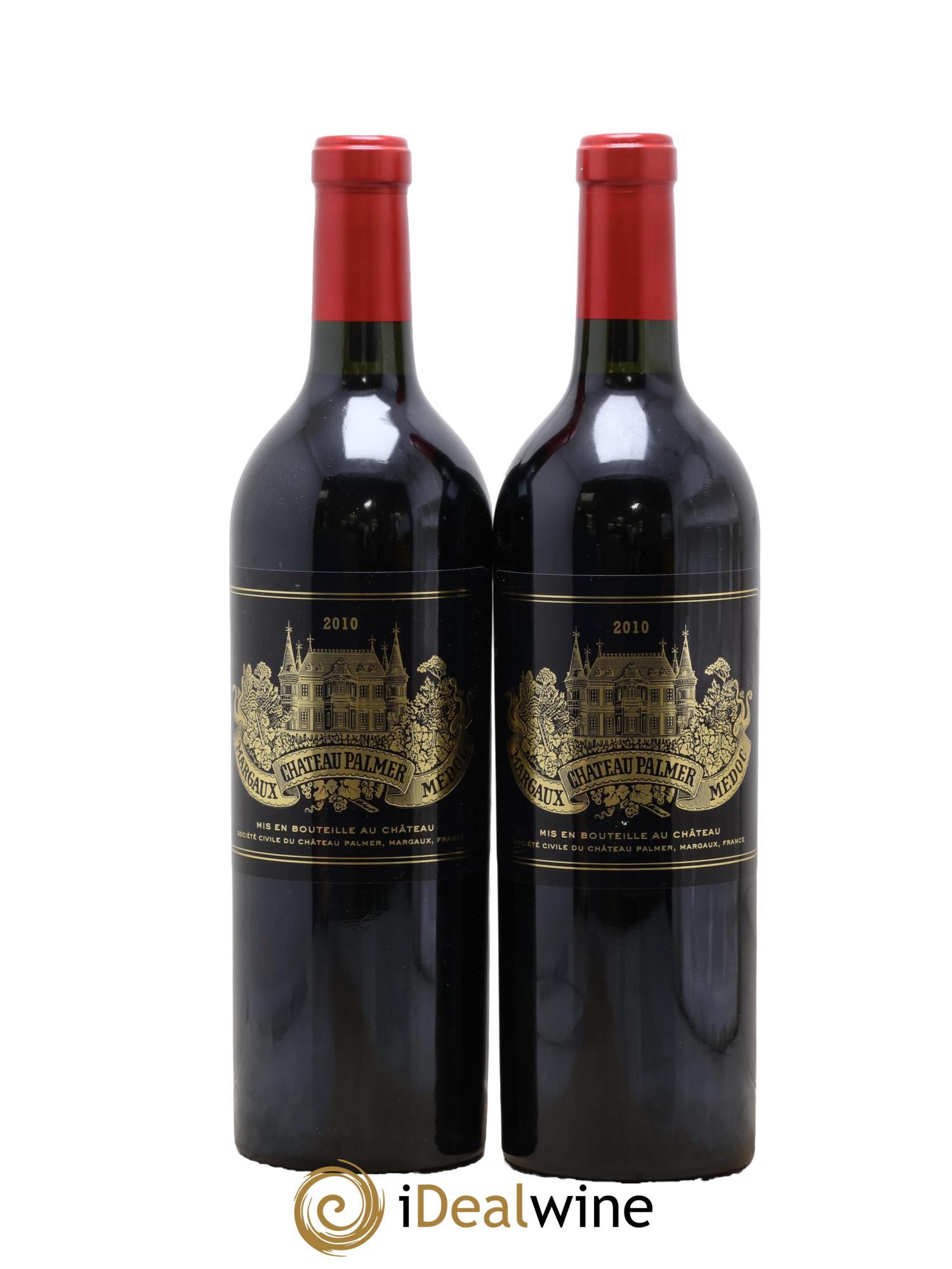 Château Palmer 3ème Grand Cru Classé 2010 - Posten von 2 Flaschen - 0