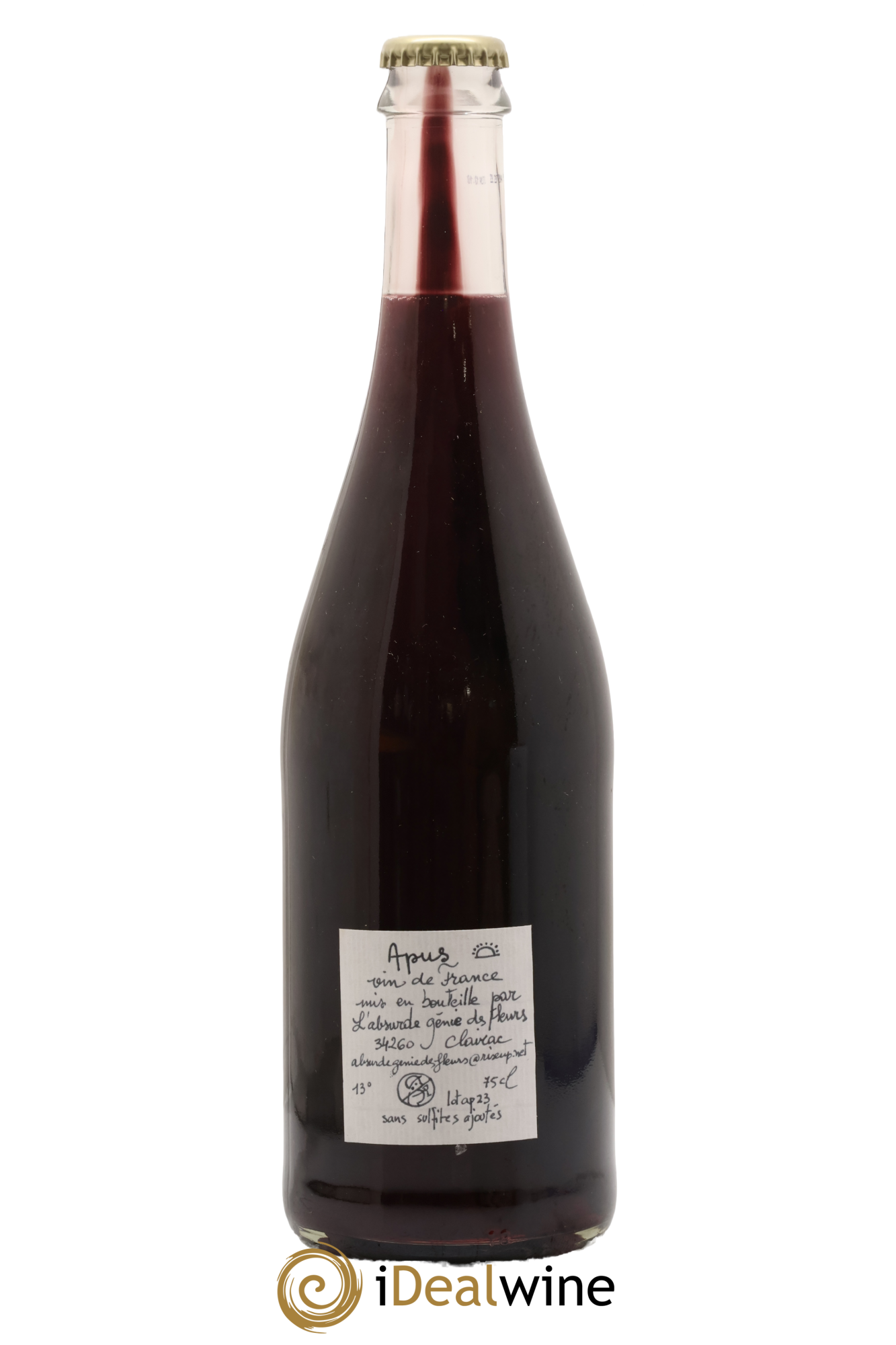 Vin de France Apnus L'absurde génie des Fleurs 2023 - Lot de 1 bouteille - 1
