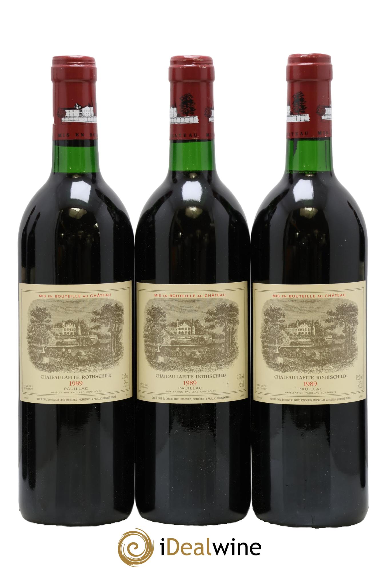 Château Lafite Rothschild 1er Grand Cru Classé 1989 - Lot de 12 bouteilles - 3