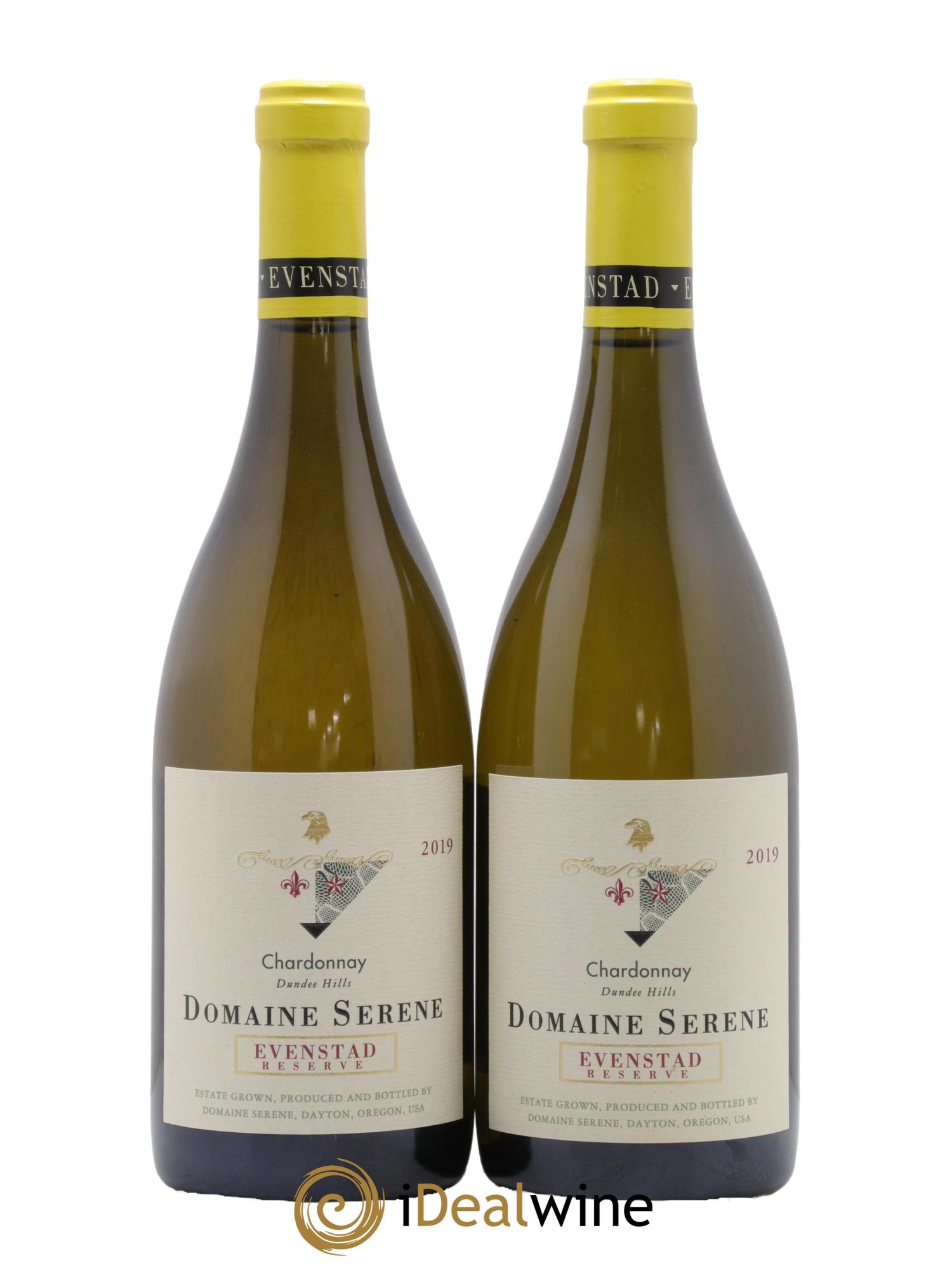 USA Willamette Valley Enenstad Reserve Chardonnay Domaine Serene 2019 - Lot de 2 bouteilles - 0