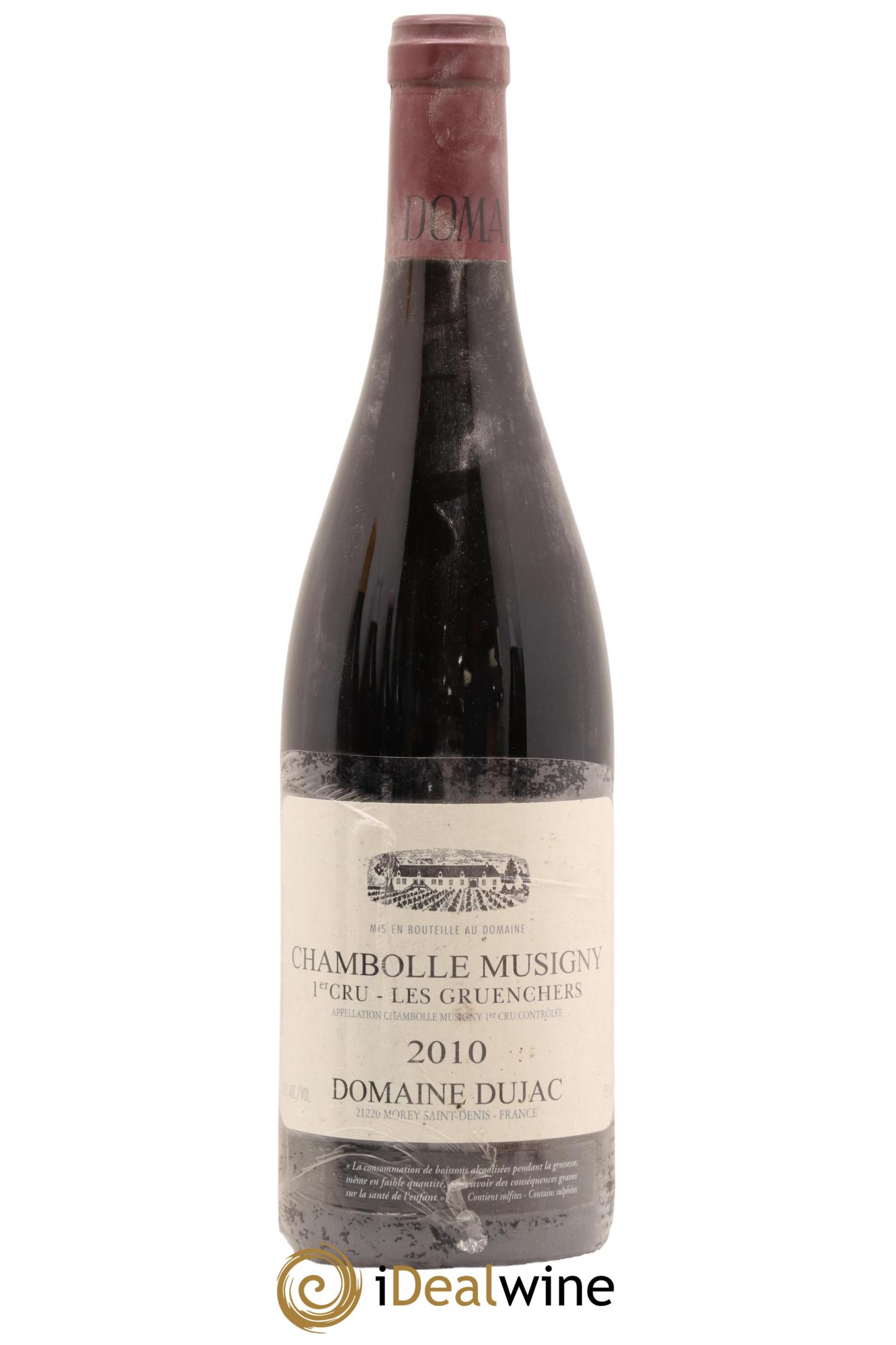 Chambolle-Musigny 1er Cru Les Gruenchers Dujac (Domaine) 2010 - Lot de 1 bouteille - 0