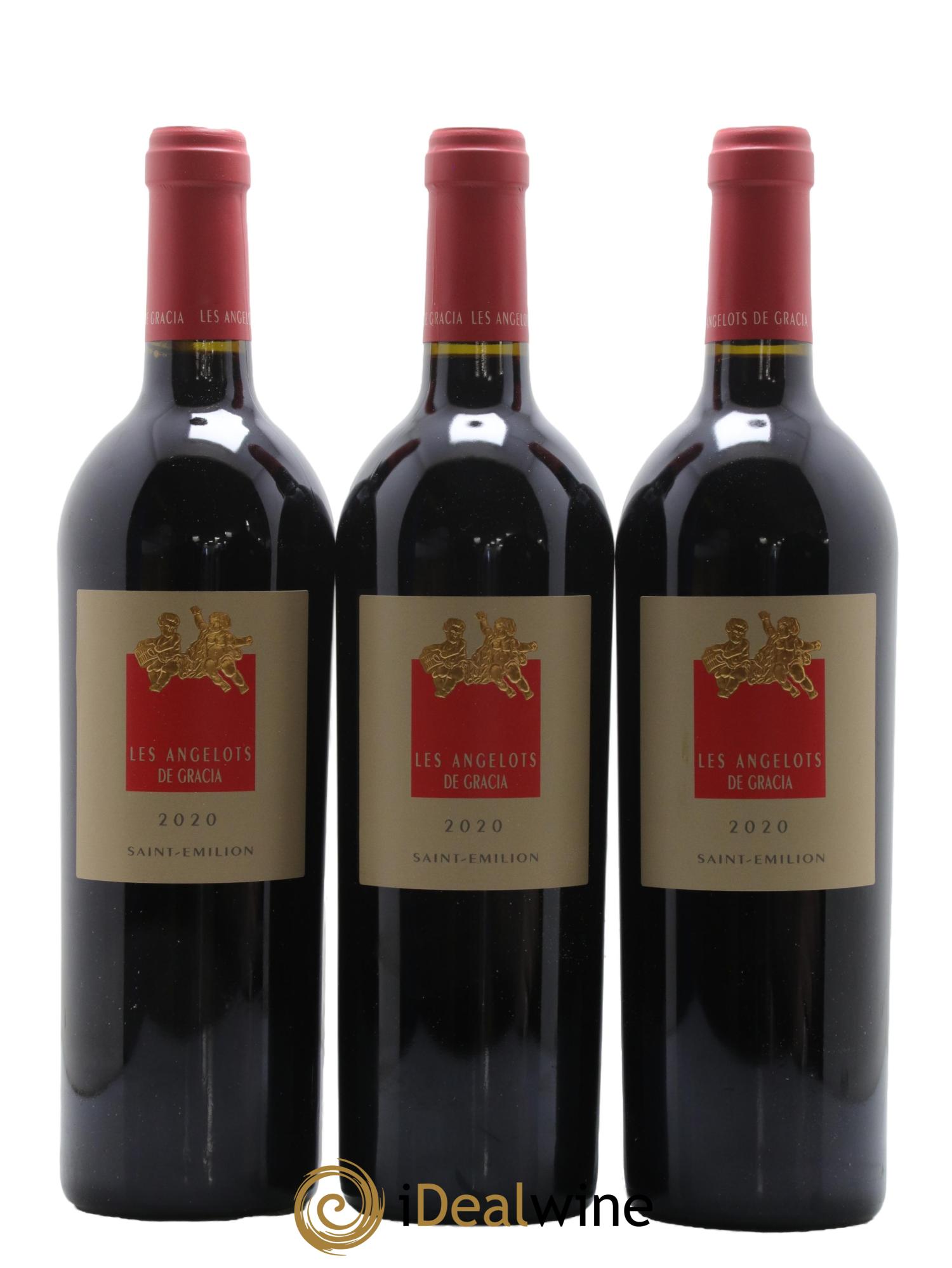 Saint-Émilion Grand Cru Les Angelots de Gracia Chateau Gracia 2020 - Lot de 6 bouteilles - 2