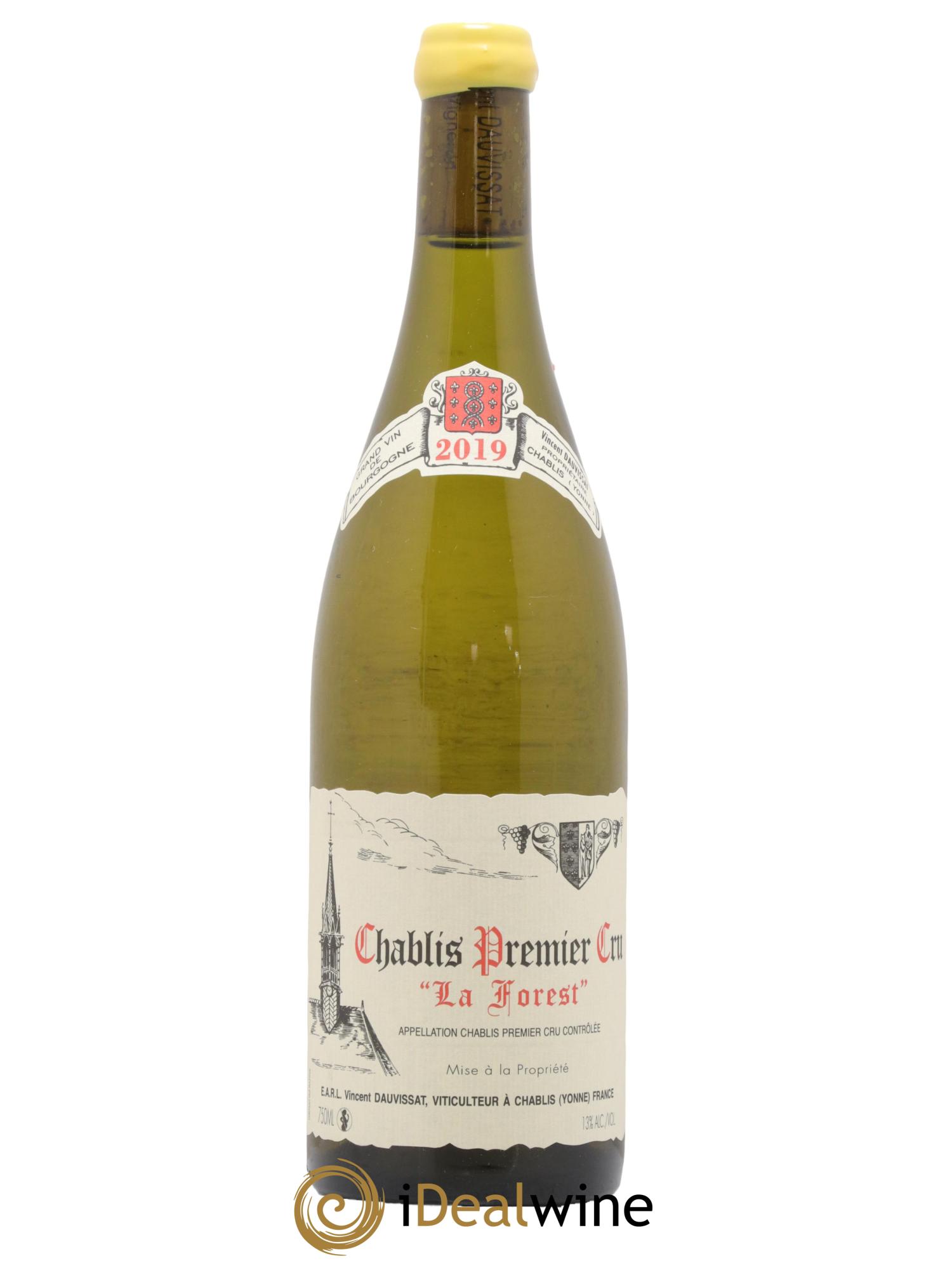 Chablis 1er Cru La Forest Vincent Dauvissat (Domaine) 2019 - Lot of 1 bottle - 0