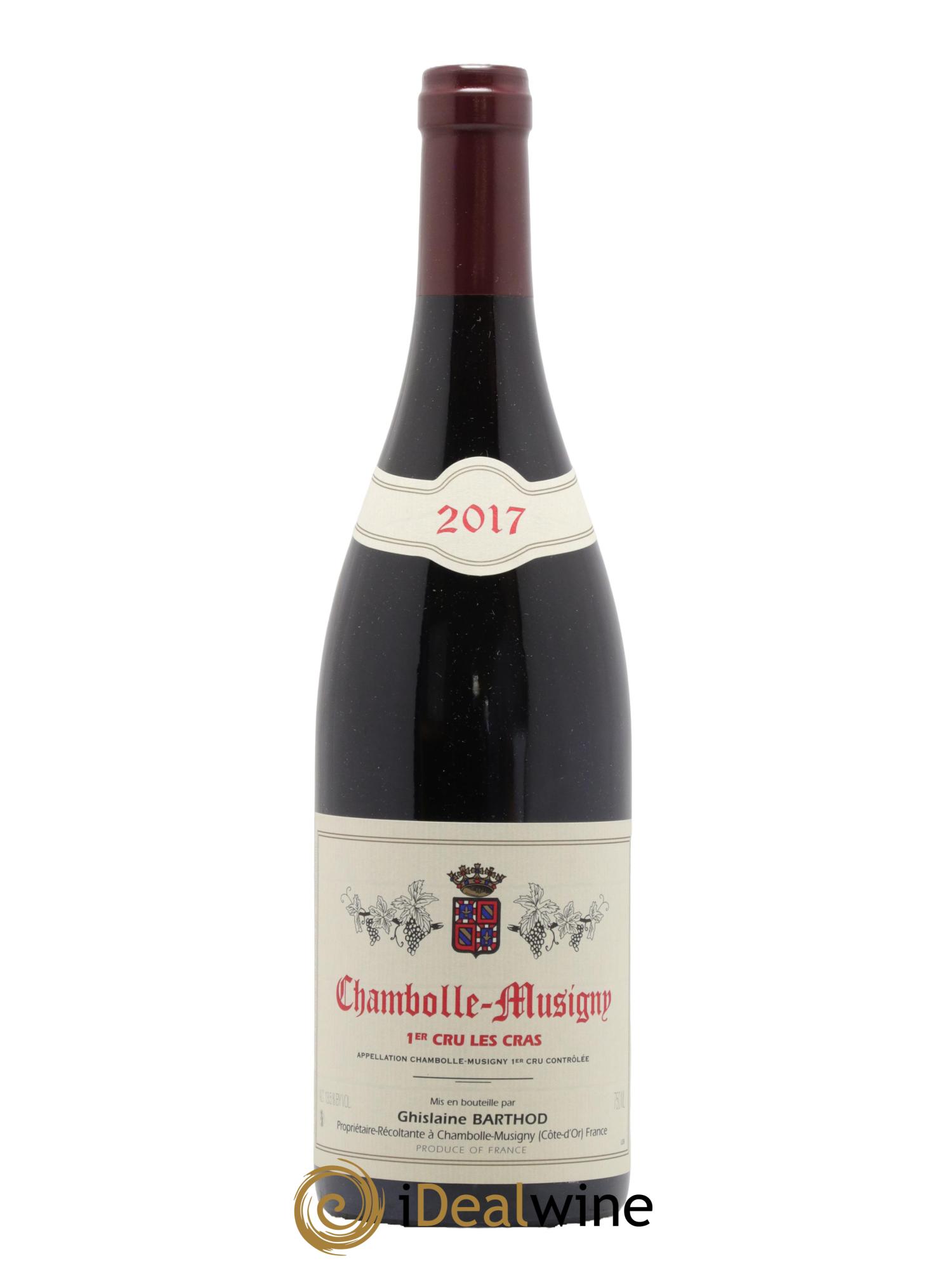 Chambolle-Musigny 1er Cru Les Cras Ghislaine Barthod 2017 - Lot de 1 bouteille - 0
