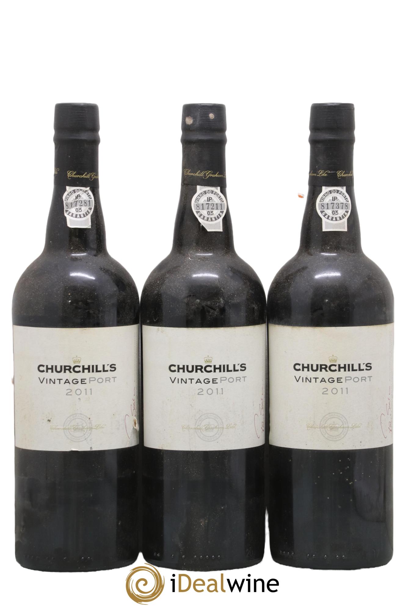 Porto Vintage Churchill's 2011 - Posten von 3 Flaschen - 0