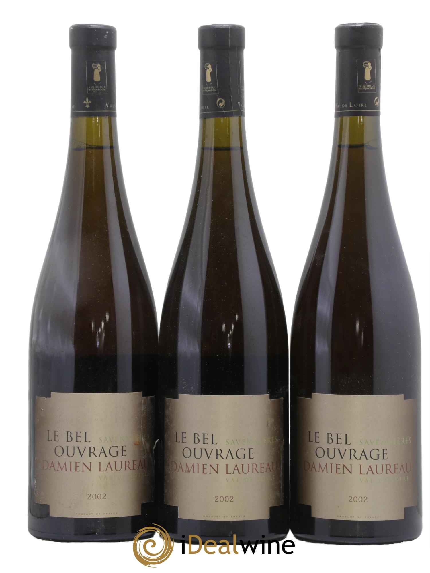 Savennières Le Bel Ouvrage Domaine Laureau 2002 - Lot de 3 bouteilles - 0