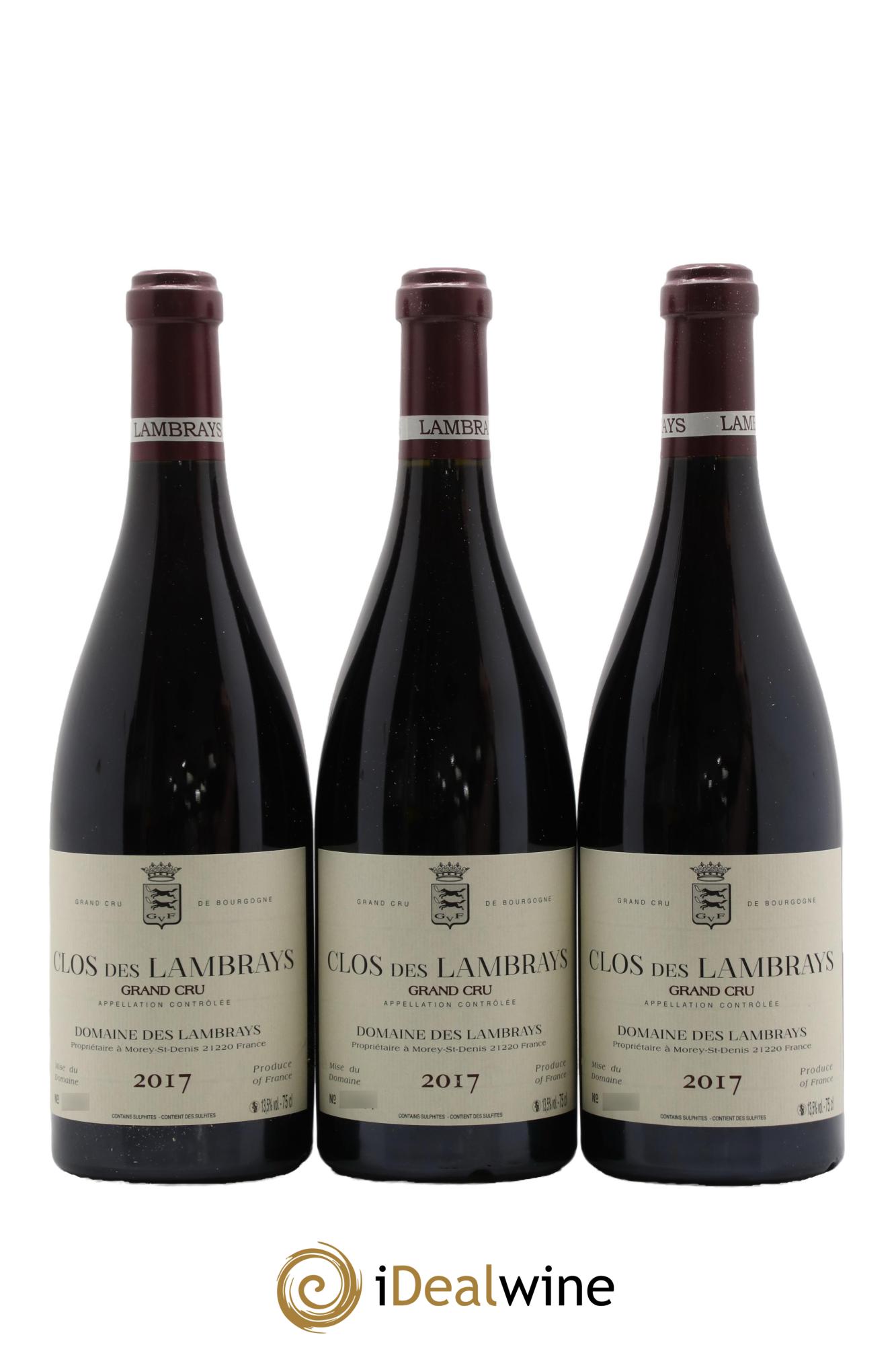 Clos des Lambrays Grand Cru Domaine des Lambrays 2017 - Lot de 6 bouteilles - 3