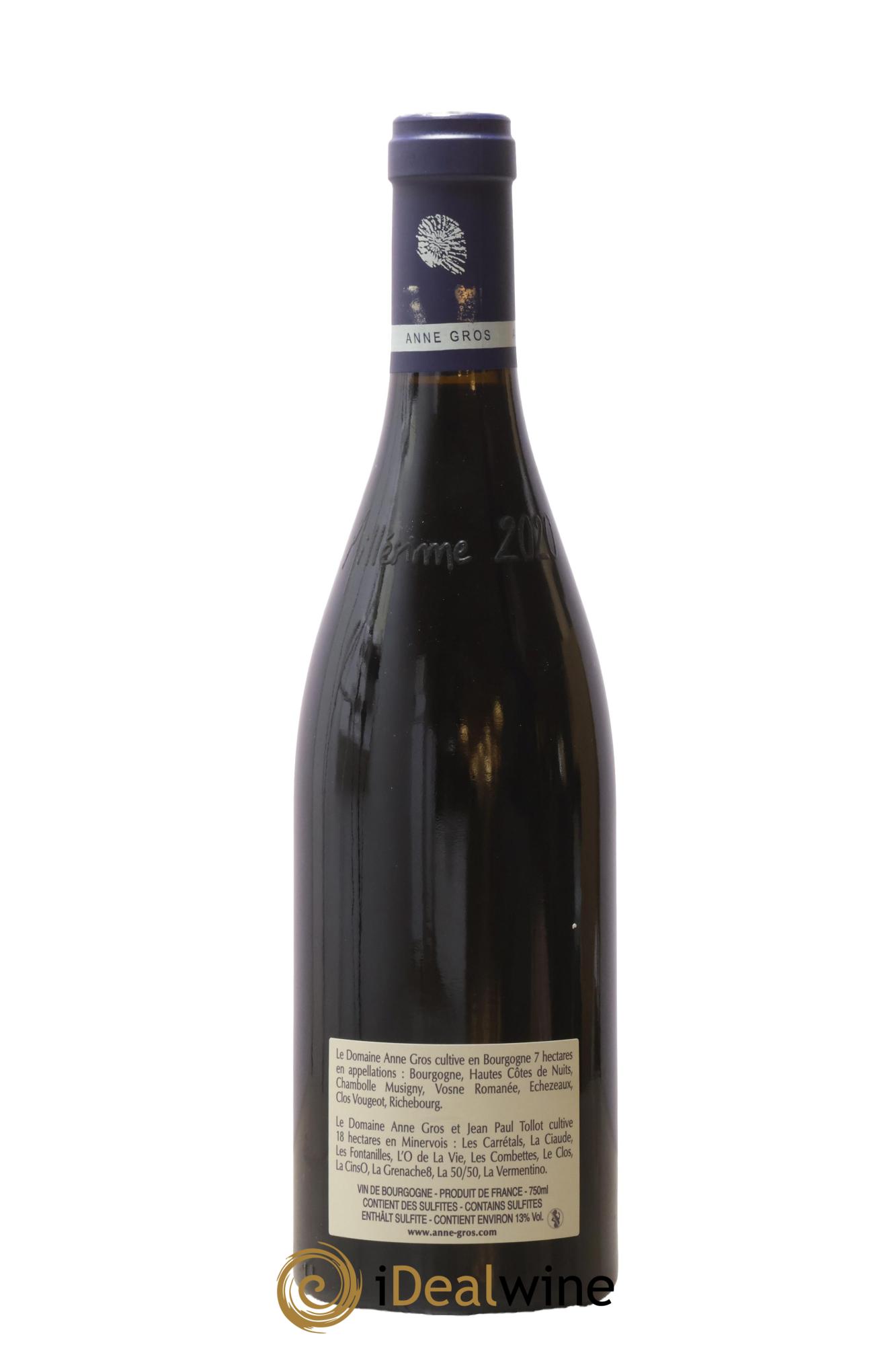 Clos de Vougeot Grand Cru Le Grand Maupertui Anne Gros 2020 - Posten von 1 Flasche - 1